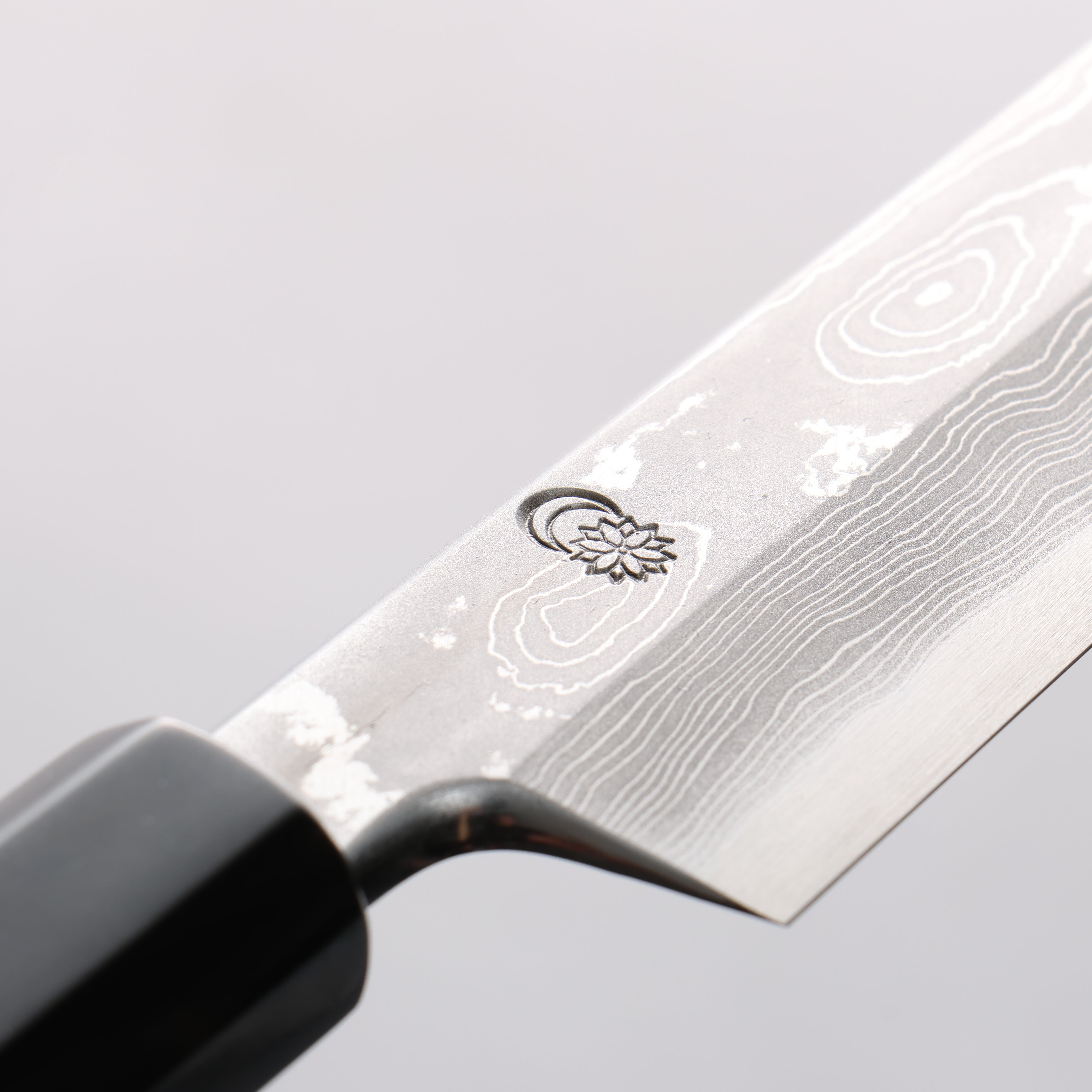 Kikuzuki Blue Steel No.1 Damascus Kiritsuke Yanagiba 300mm Magnolia Handle - Japanny - Best Japanese Knife