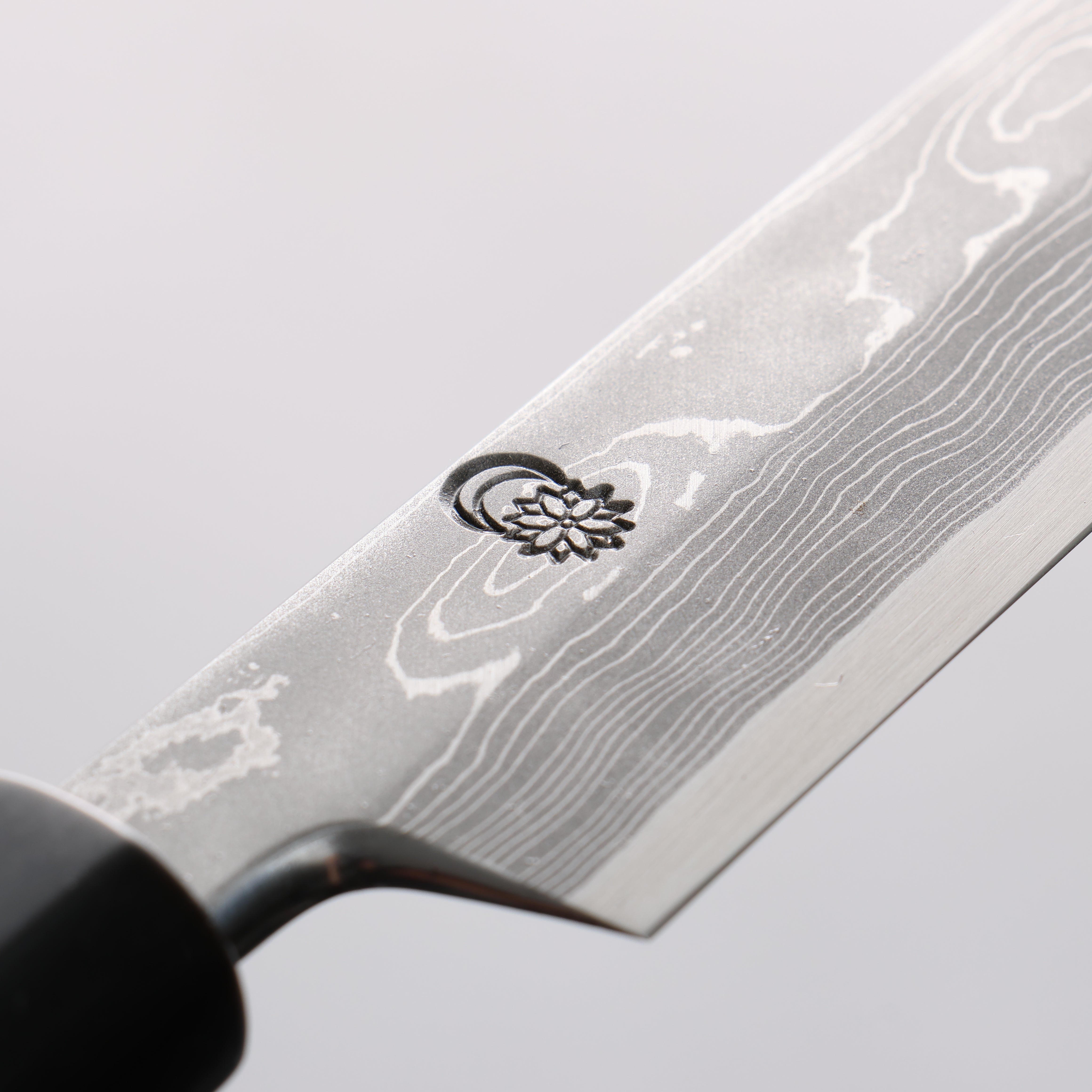 Kikuzuki Blue Steel No.1 Damascus Sakimaru Takohiki 300mm Magnolia Handle - Japanny - Best Japanese Knife