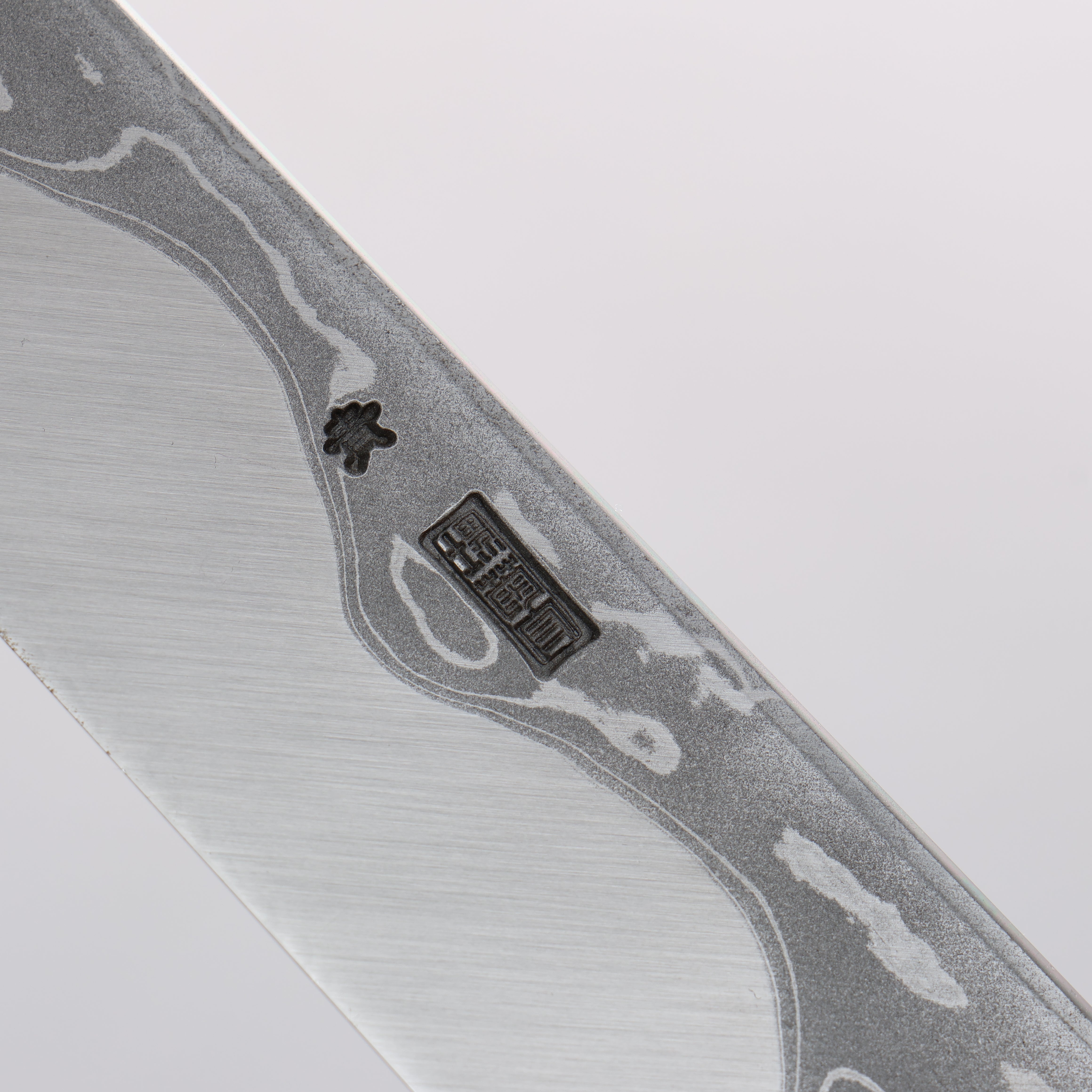 Kikuzuki Blue Steel No.1 Damascus Sakimaru Takohiki 300mm Magnolia Handle - Japanny - Best Japanese Knife