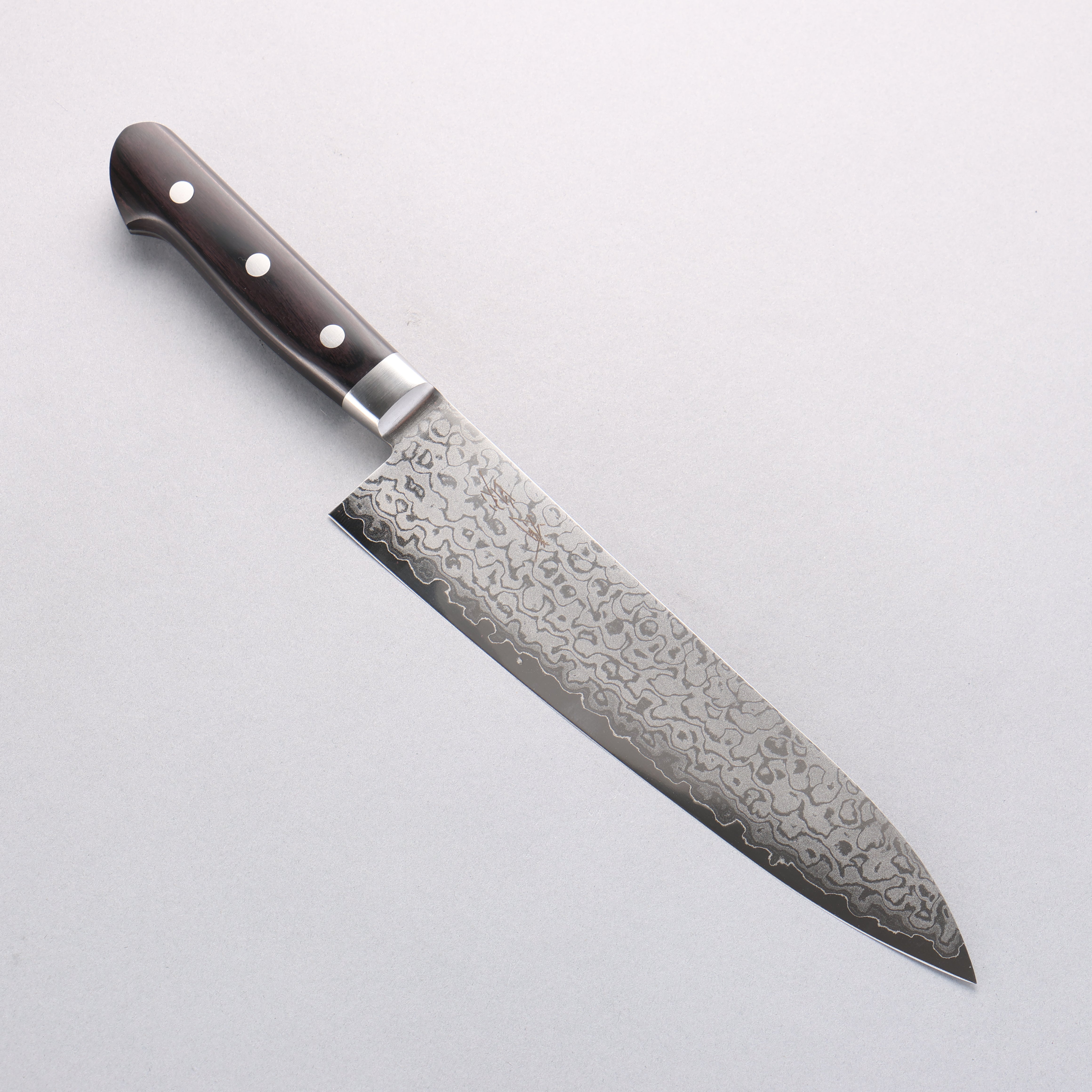 Seisuke VG10 8 Layer Damascus Migaki Finished Gyuto 210mm Black Pakka wood Handle - Japanny - Best Japanese Knife