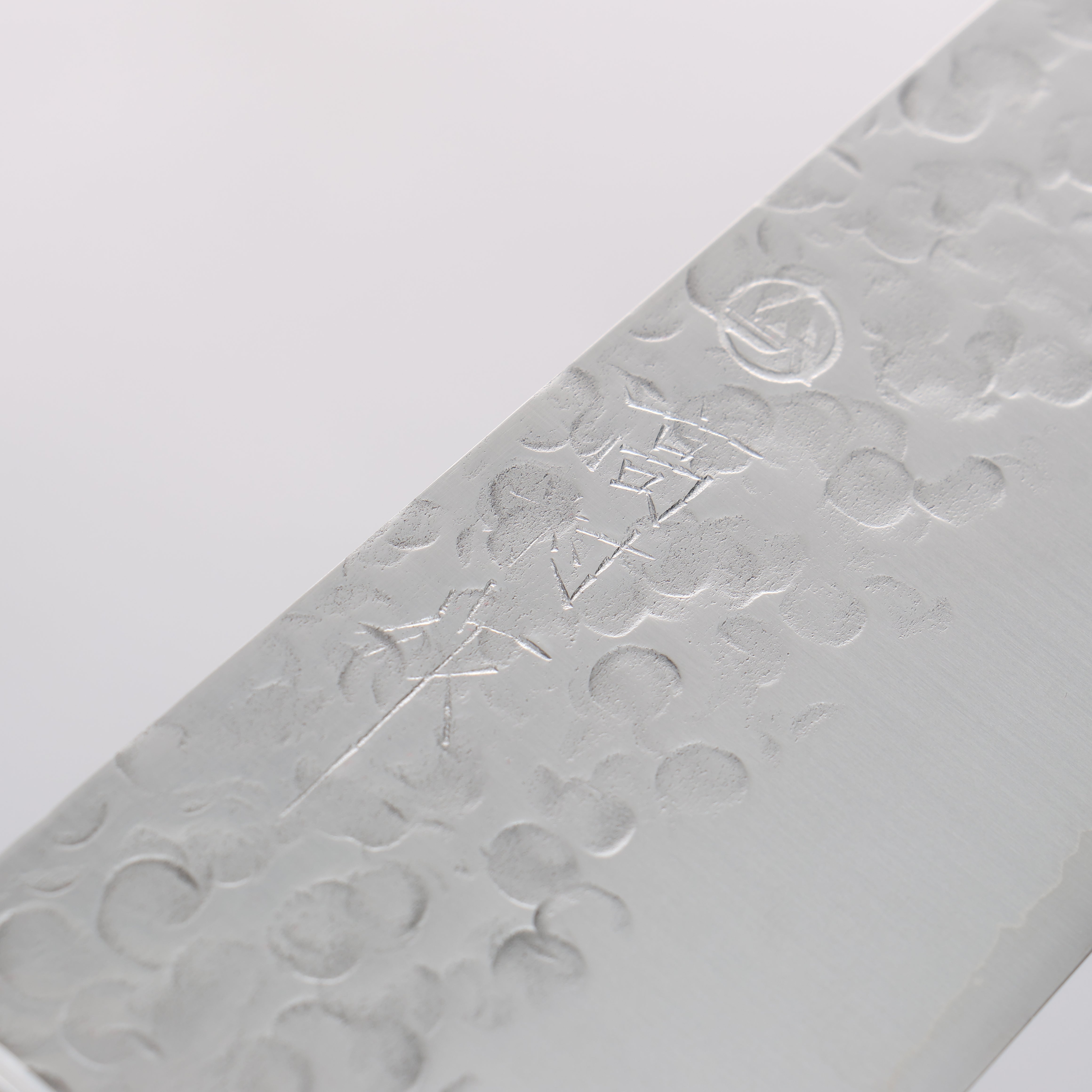 Takamura Knives VG10 Hammered Santoku 170mm with Black Pakka wood Handle - Japanny - Best Japanese Knife