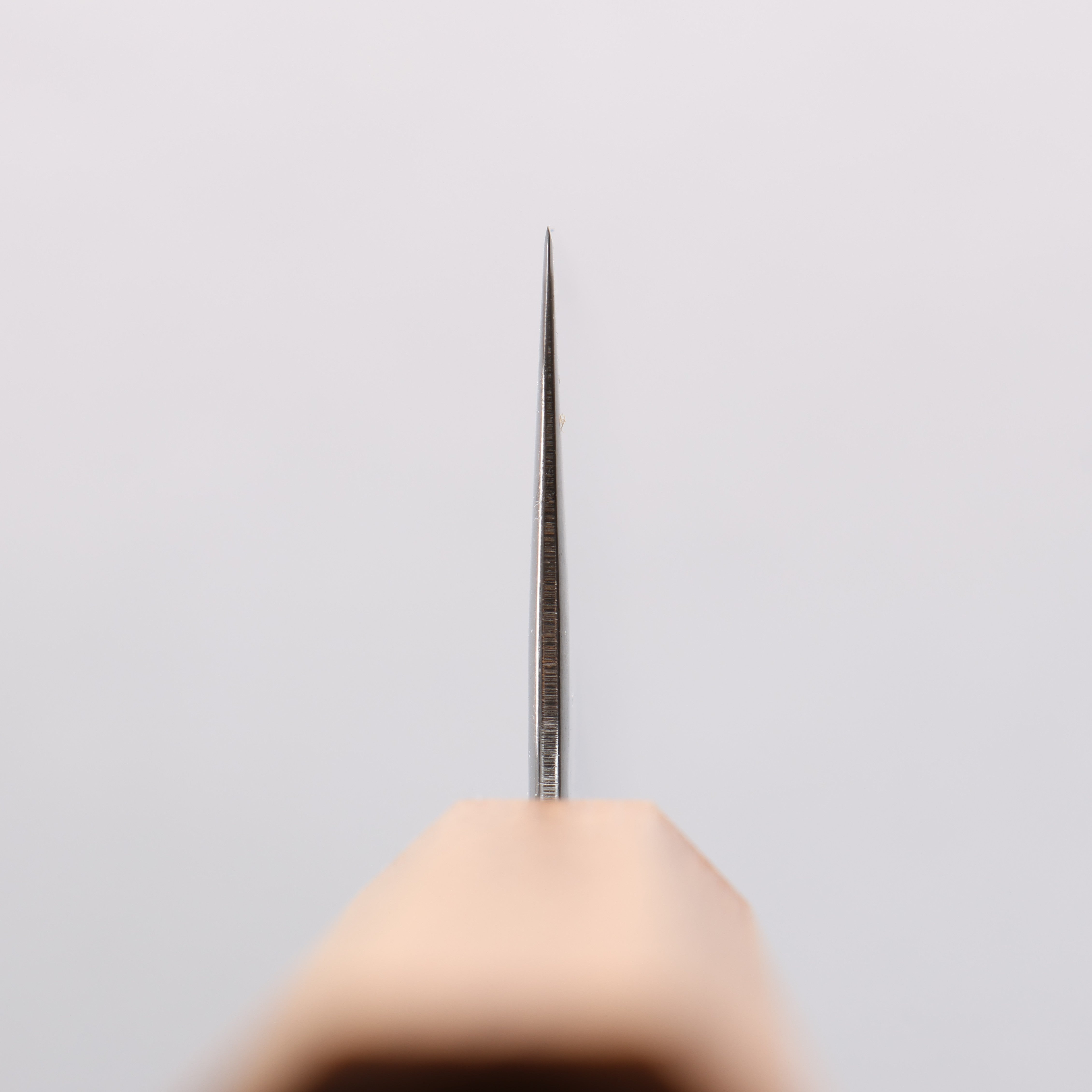 Seisuke Tsukikage AUS10 Migaki Finished Hammered Damascus Kiritsuke 210mm Oak Handle - Japanny - Best Japanese Knife