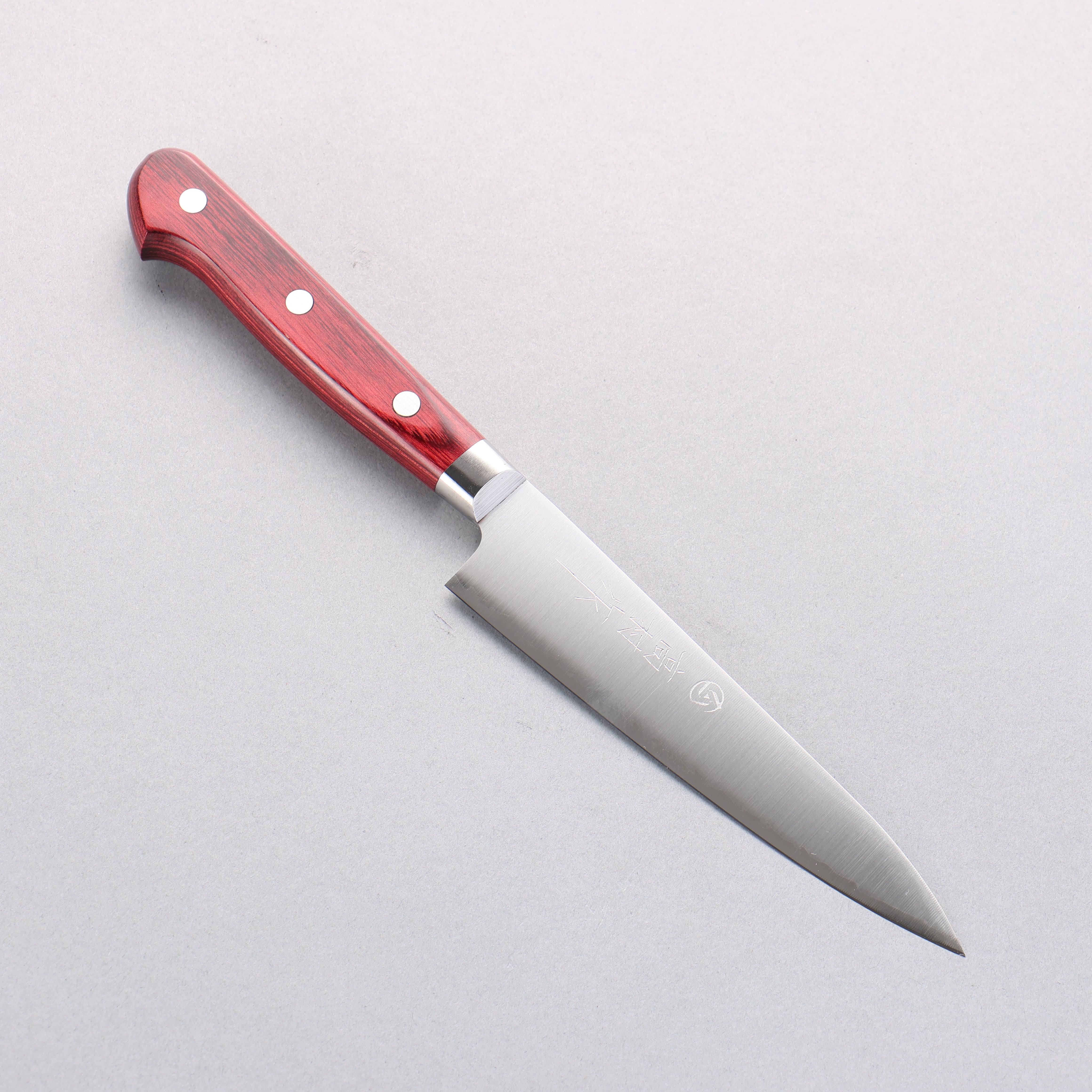 Takamura Knives SG2 Petty-Utility 130mm with Red Pakka wood Handle - Japanny - Best Japanese Knife