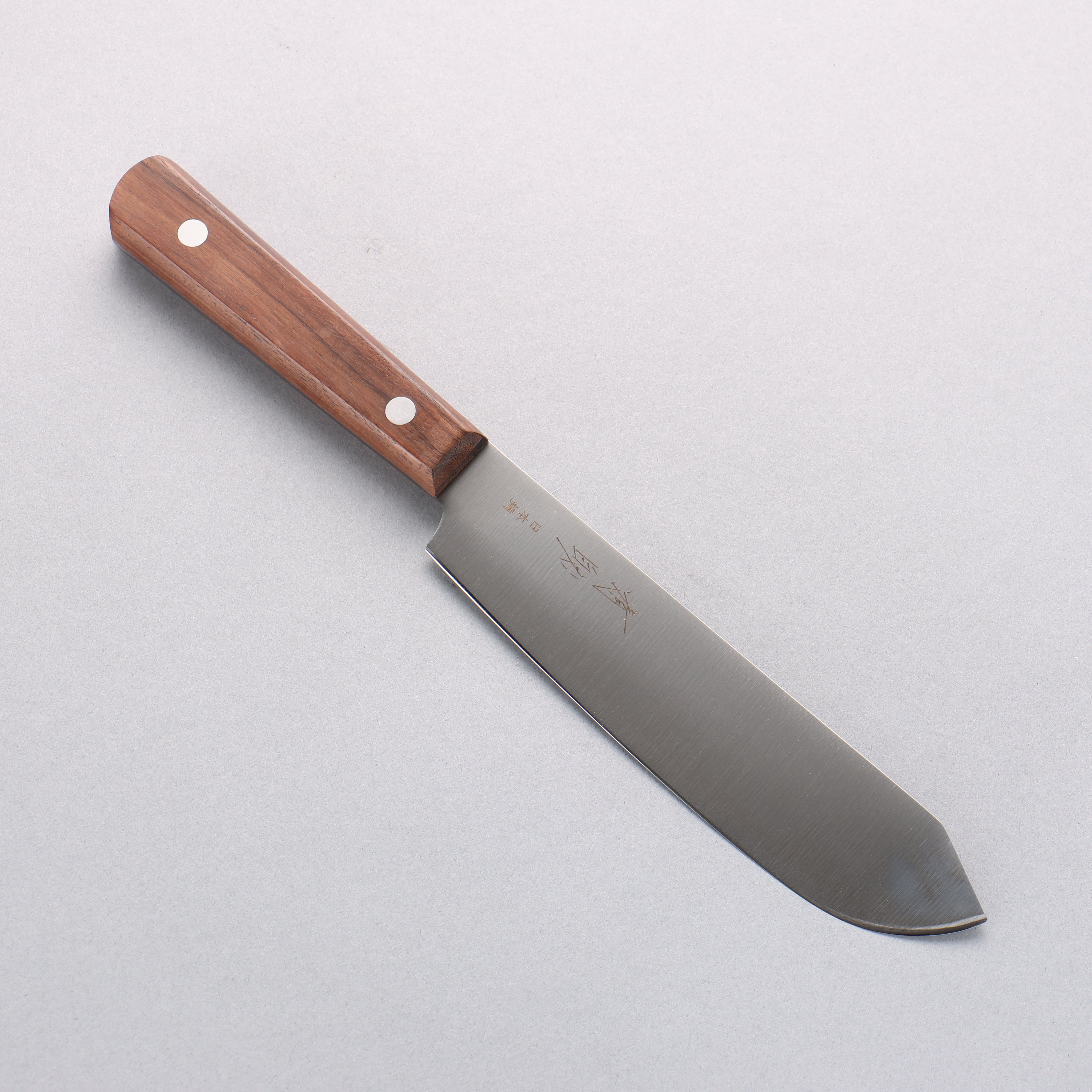 Seisuke Sanzoku Japanese Steel Butcher 150mm Shitan Handle - Japanny - Best Japanese Knife