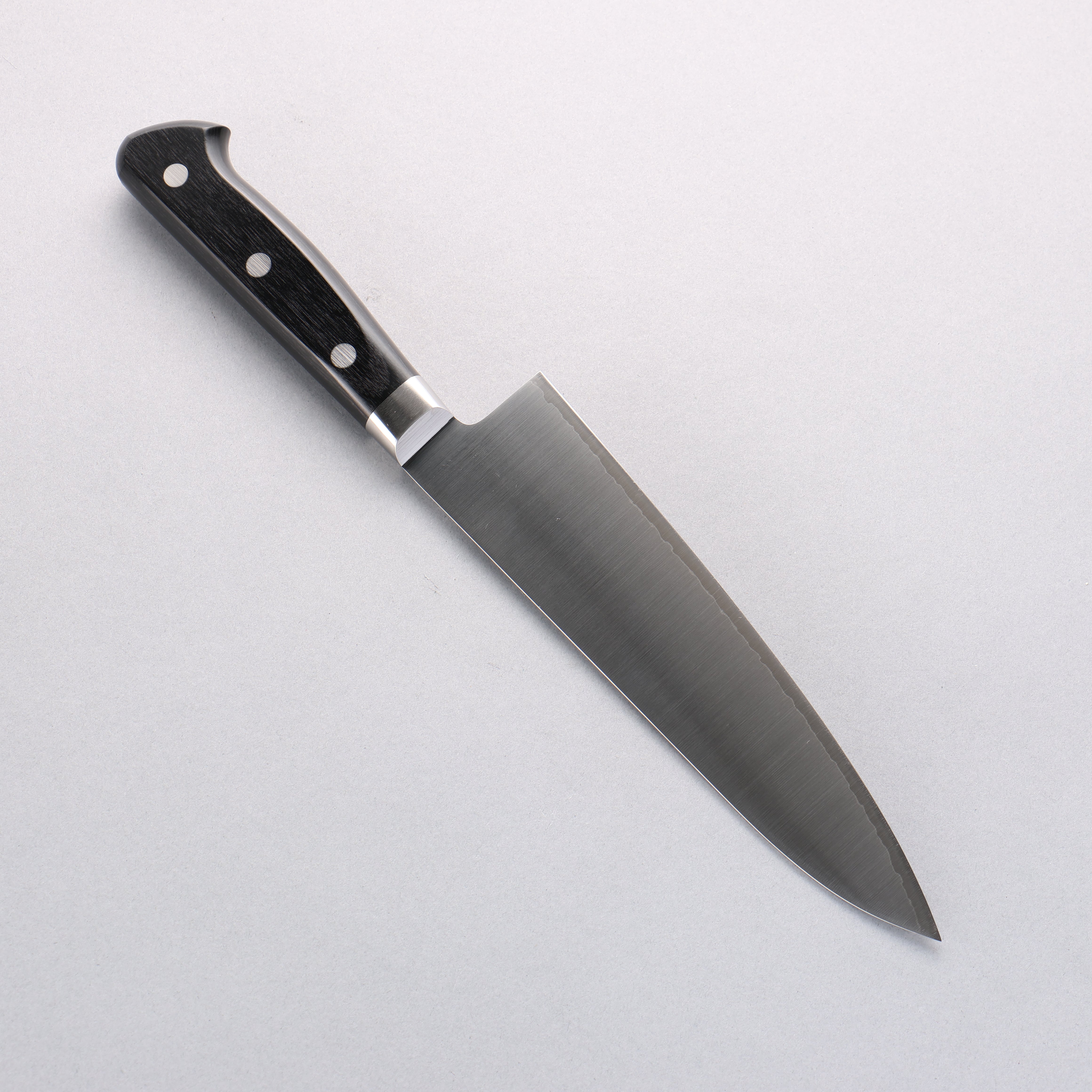 Takamura Knives VG10 Migaki Finished Gyuto 180mm Black Pakka wood Handle - Japanny - Best Japanese Knife