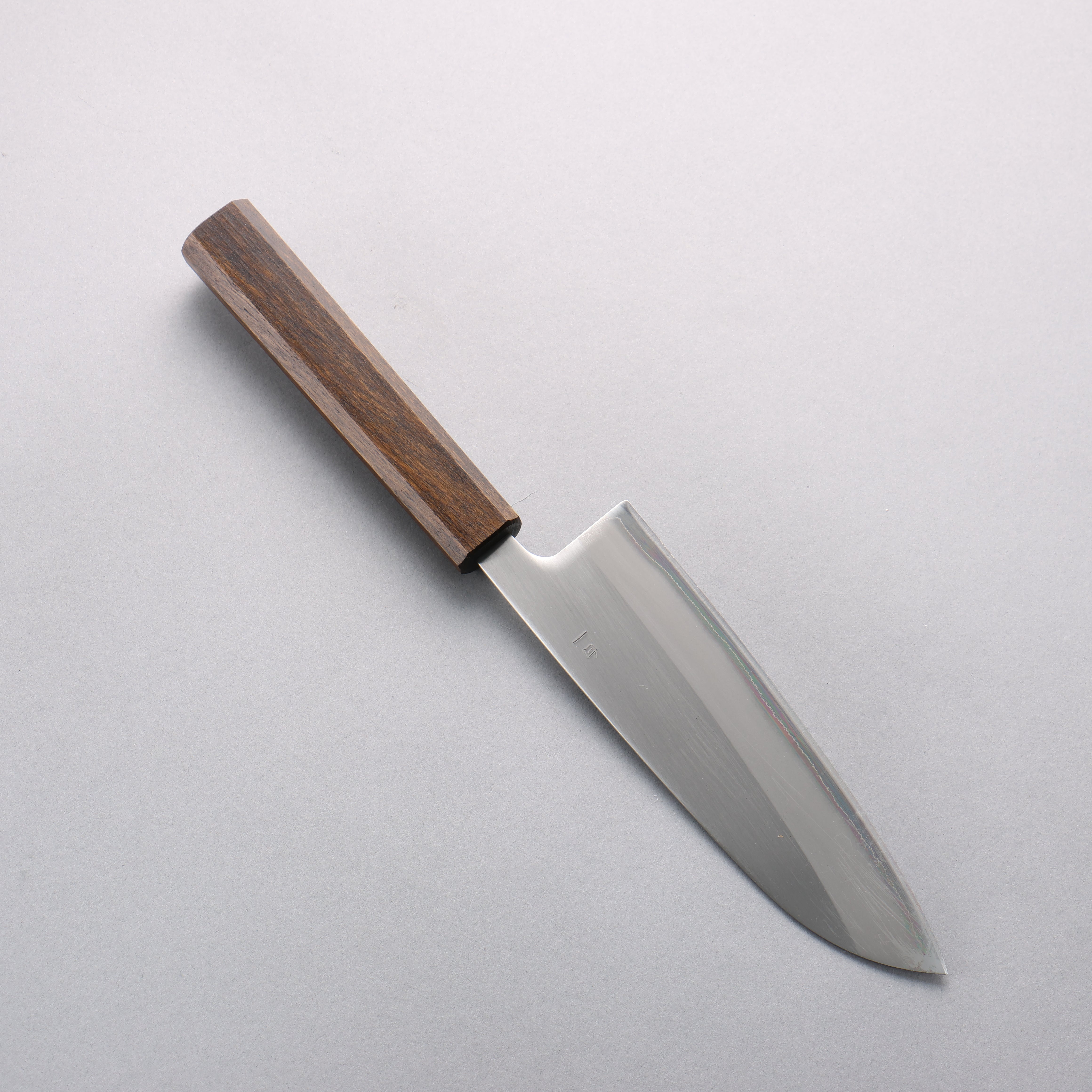 Oul White Steel No.1 Santoku 165mm Burnt Oak Handle - Japanny - Best Japanese Knife