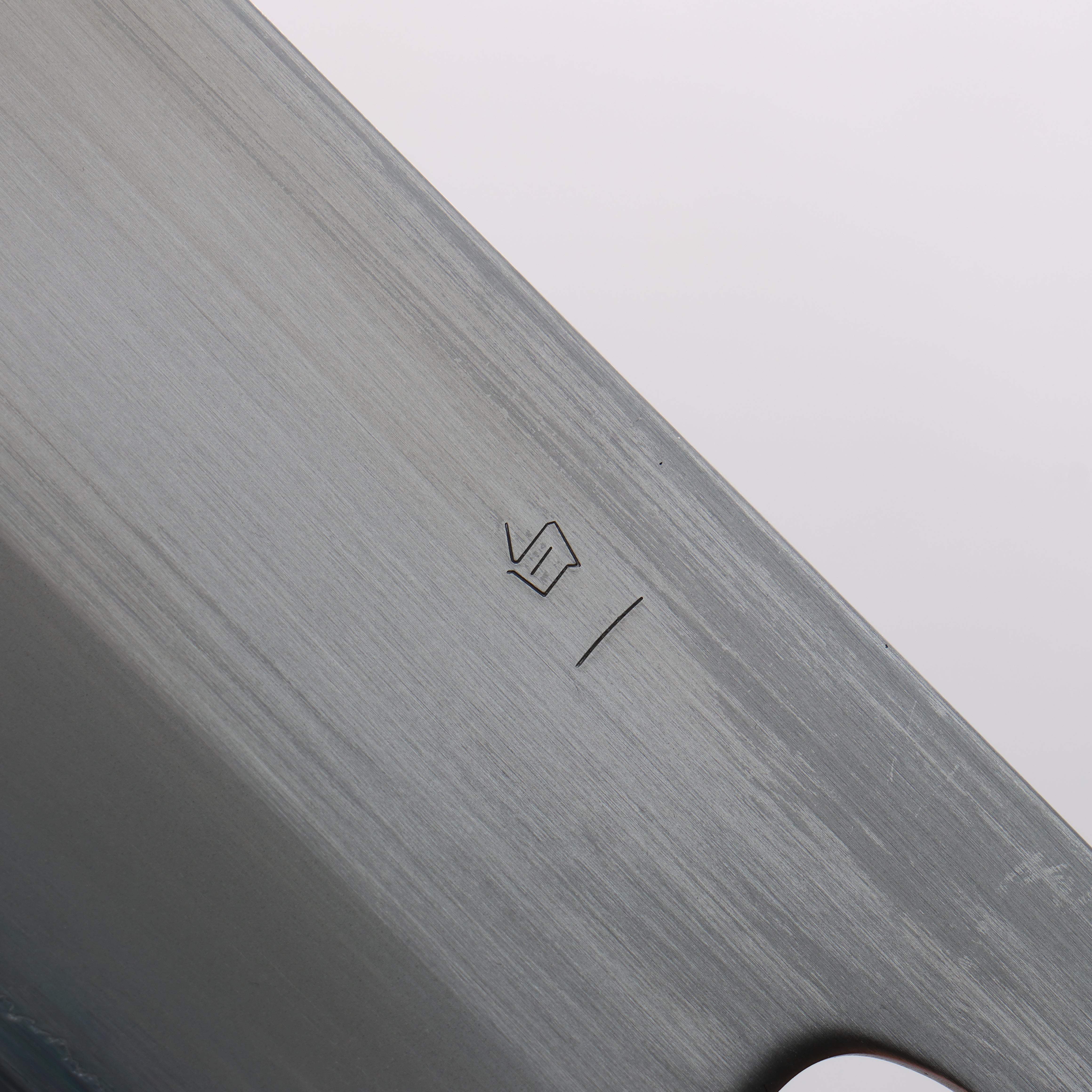 Oul White Steel No.1 Nakiri 165mm Burnt Oak Handle - Japanny - Best Japanese Knife