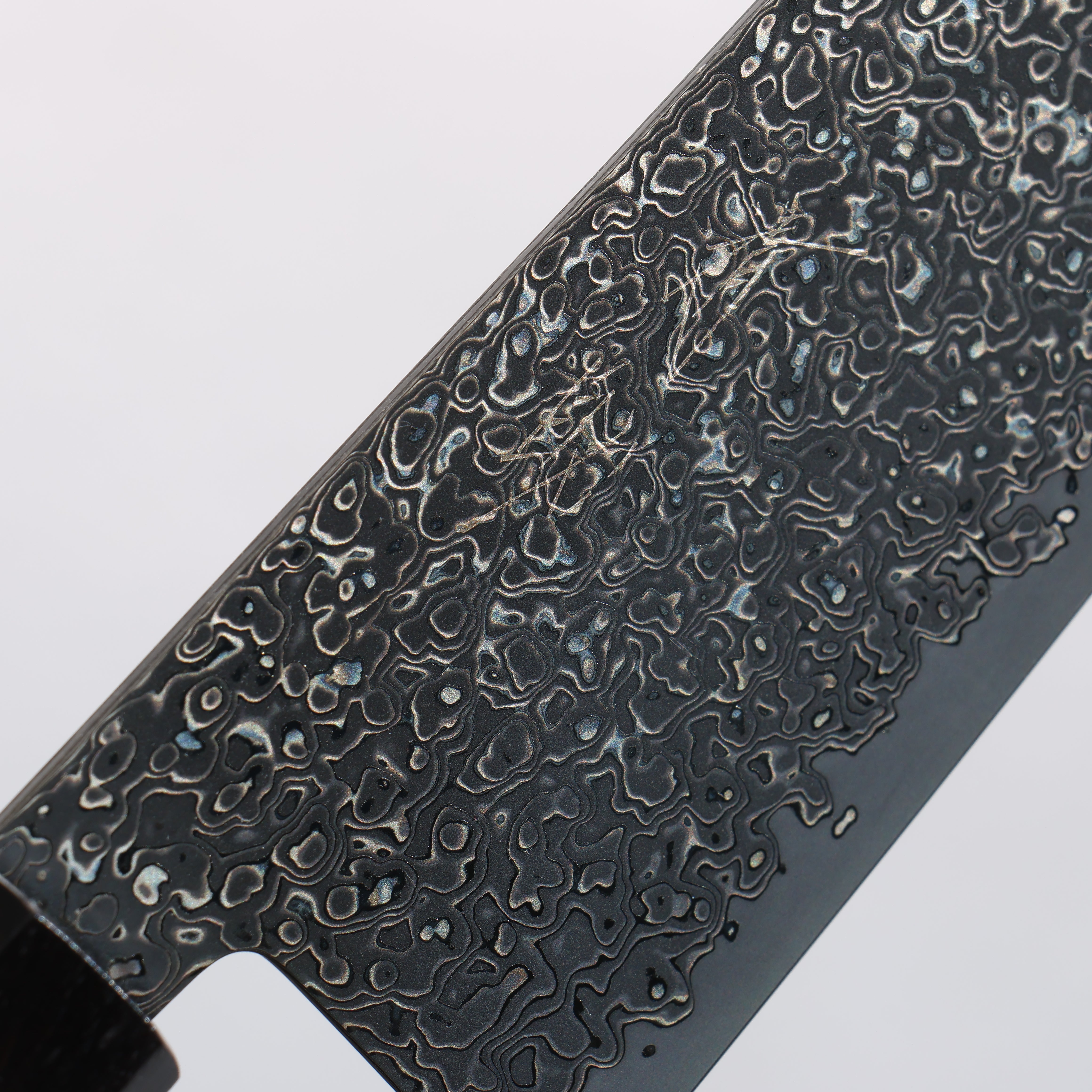 Seisuke SG2 Black Damascus Migaki Finished Gyuto 240mm Ebony Wood Handle - Japanny - Best Japanese Knife