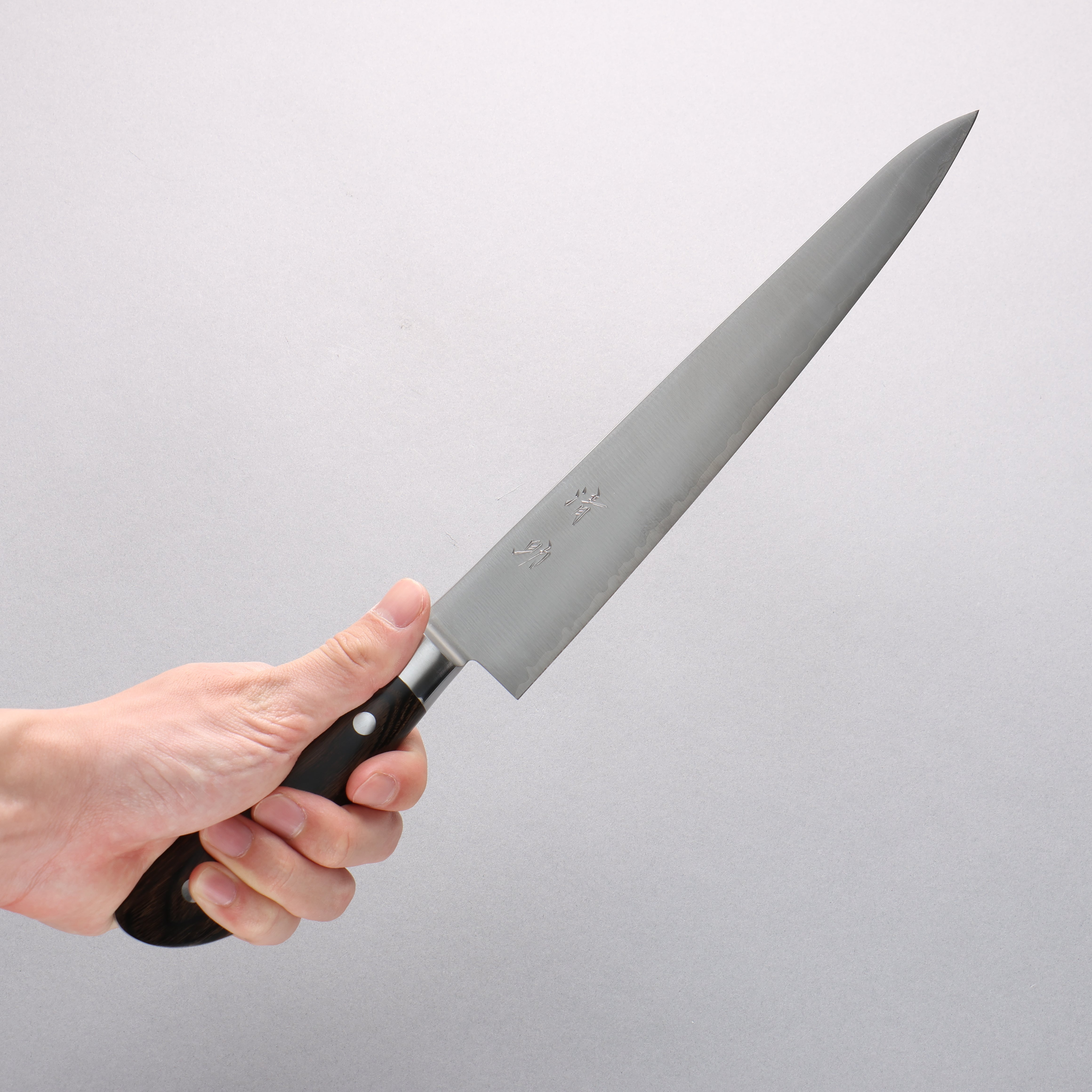 Seisuke SG2 Sujihiki 240mm Brown Pakka wood Handle - Japanny - Best Japanese Knife