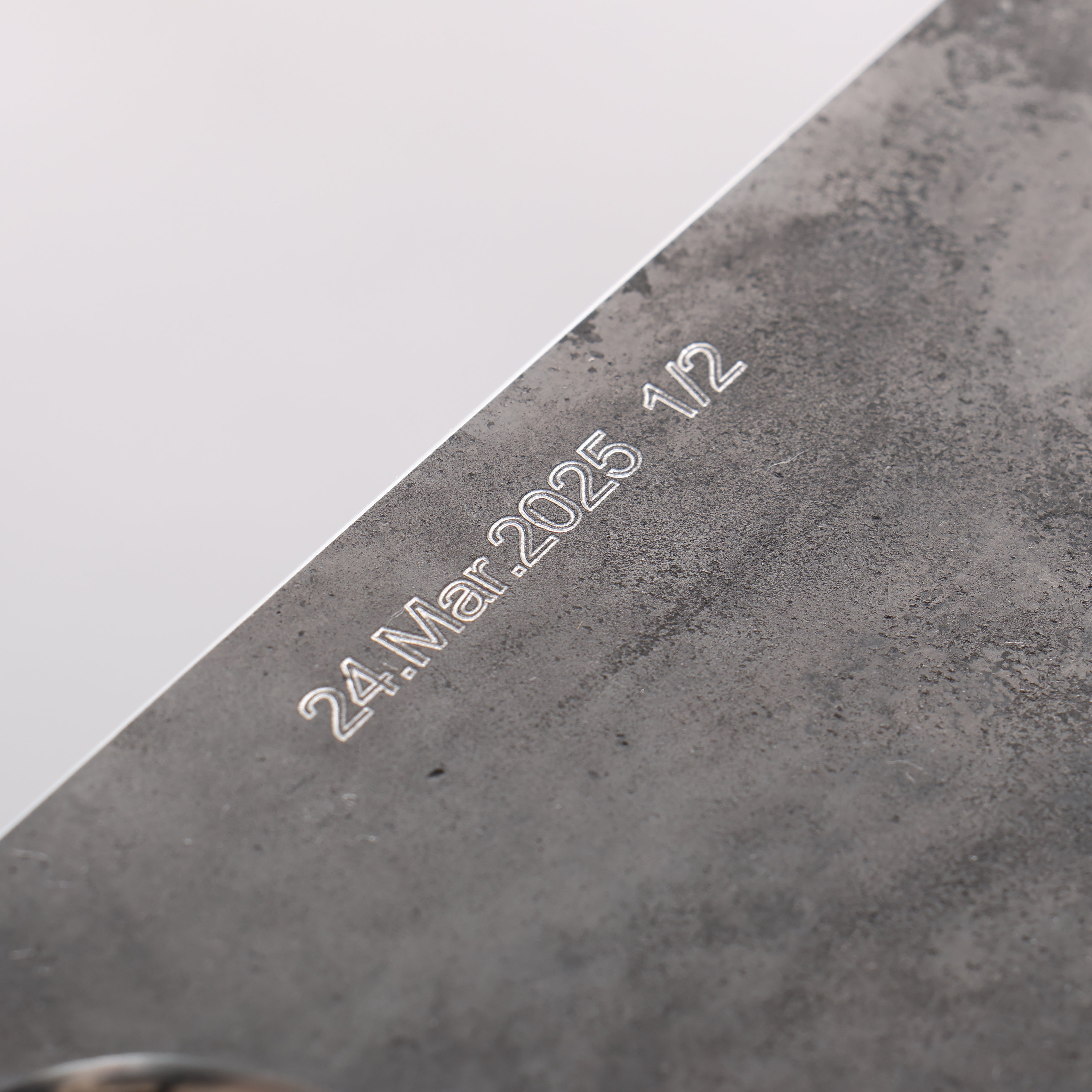 Tinker Blue Super Black Finished 180mm Rosewood Handle Tank - Japanny - Best Japanese Knife