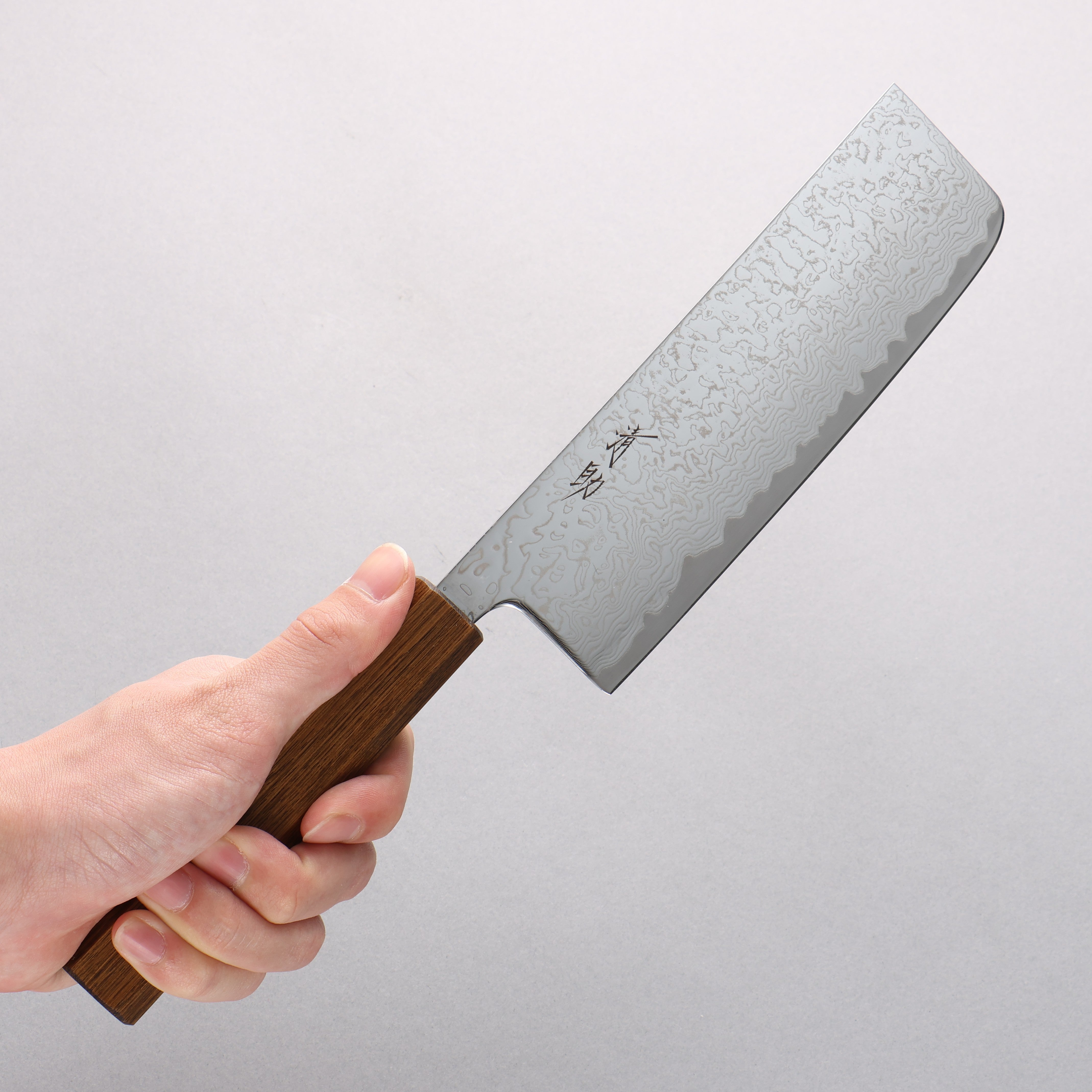 Seisuke VG10 Migaki Finished Nakiri 165mm Oak Handle - Japanny - Best Japanese Knife