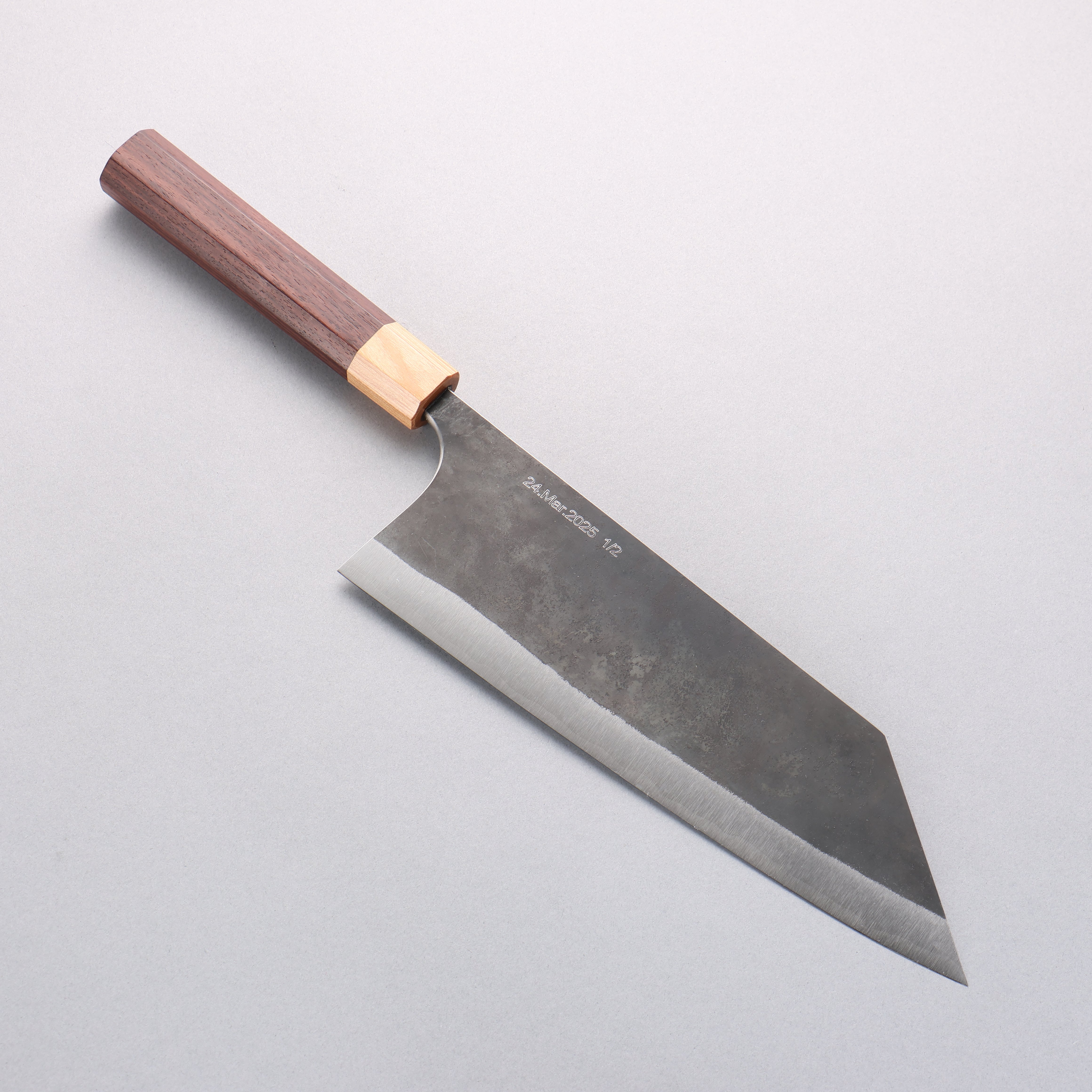 Tinker Blue Super Black Finished 230mm Rosewood Handle Ironhorse - Japanny - Best Japanese Knife