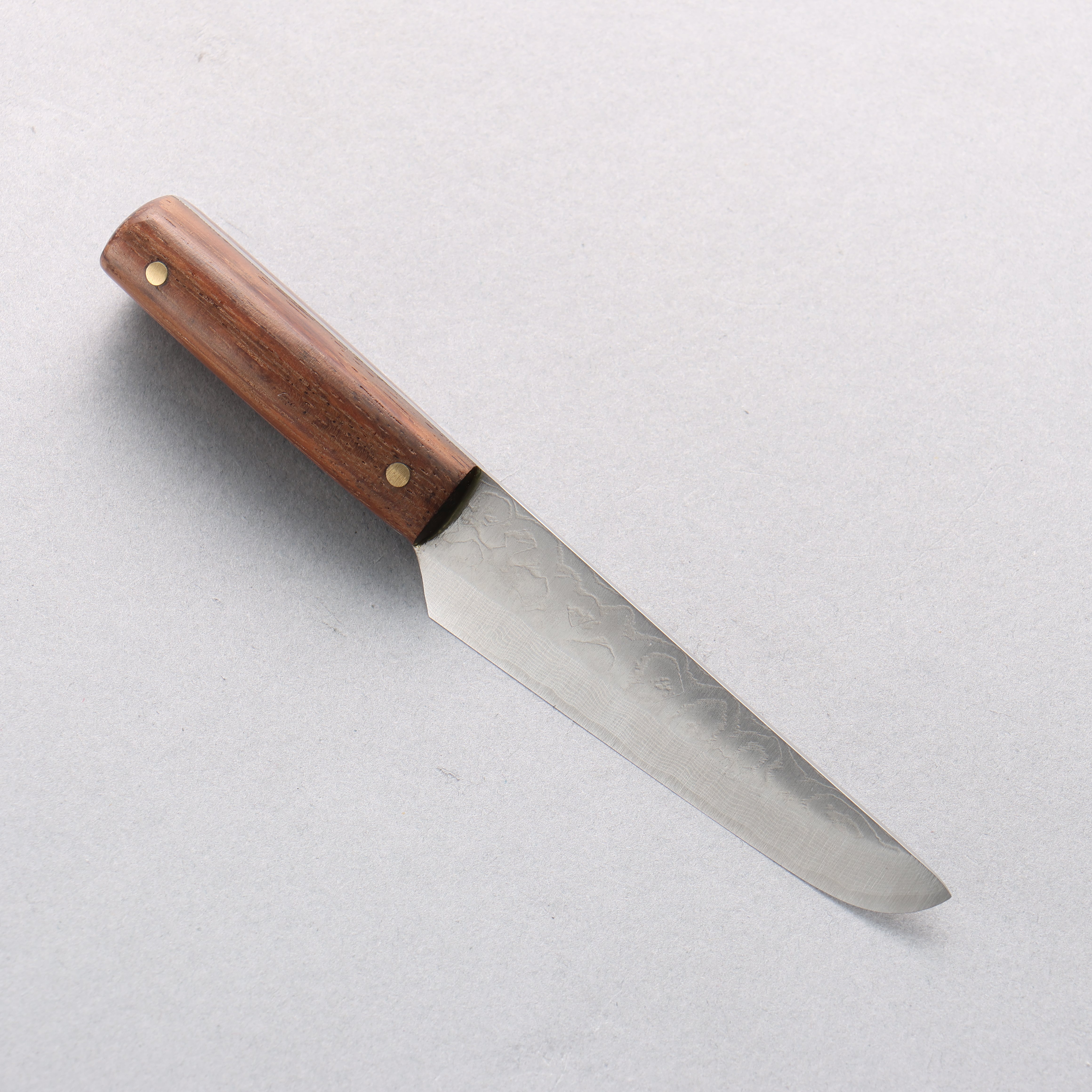 Shungo Ogata Mini SG2 Damascus Petty-Utility 80mm Rosewood Handle with Sheath - Japanny - Best Japanese Knife