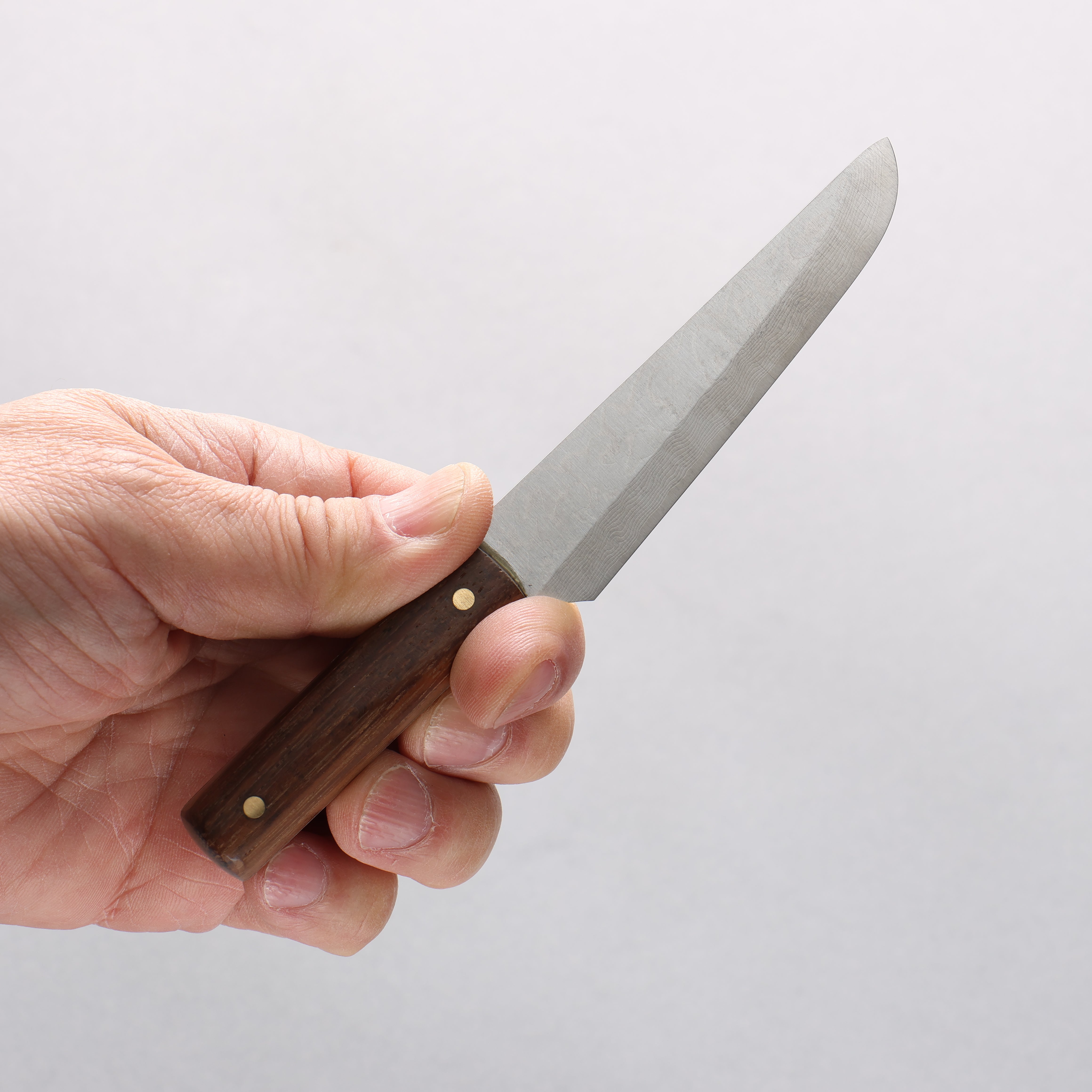 Shungo Ogata Mini SG2 Damascus Petty-Utility 80mm Rosewood Handle with Sheath - Japanny - Best Japanese Knife