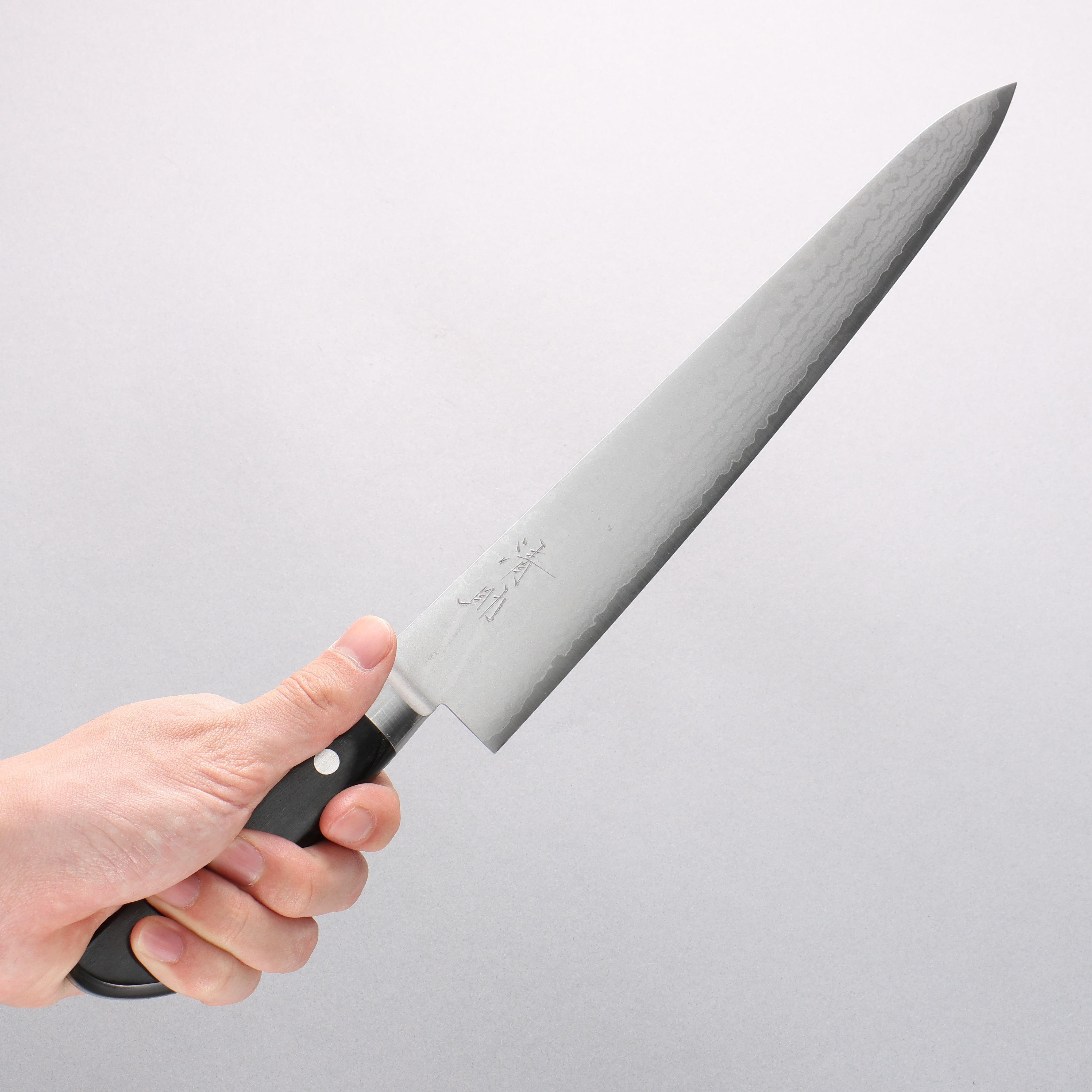 Seisuke VG10 Damascus Sujihiki 270mm Black Pakka wood Handle - Japanny - Best Japanese Knife