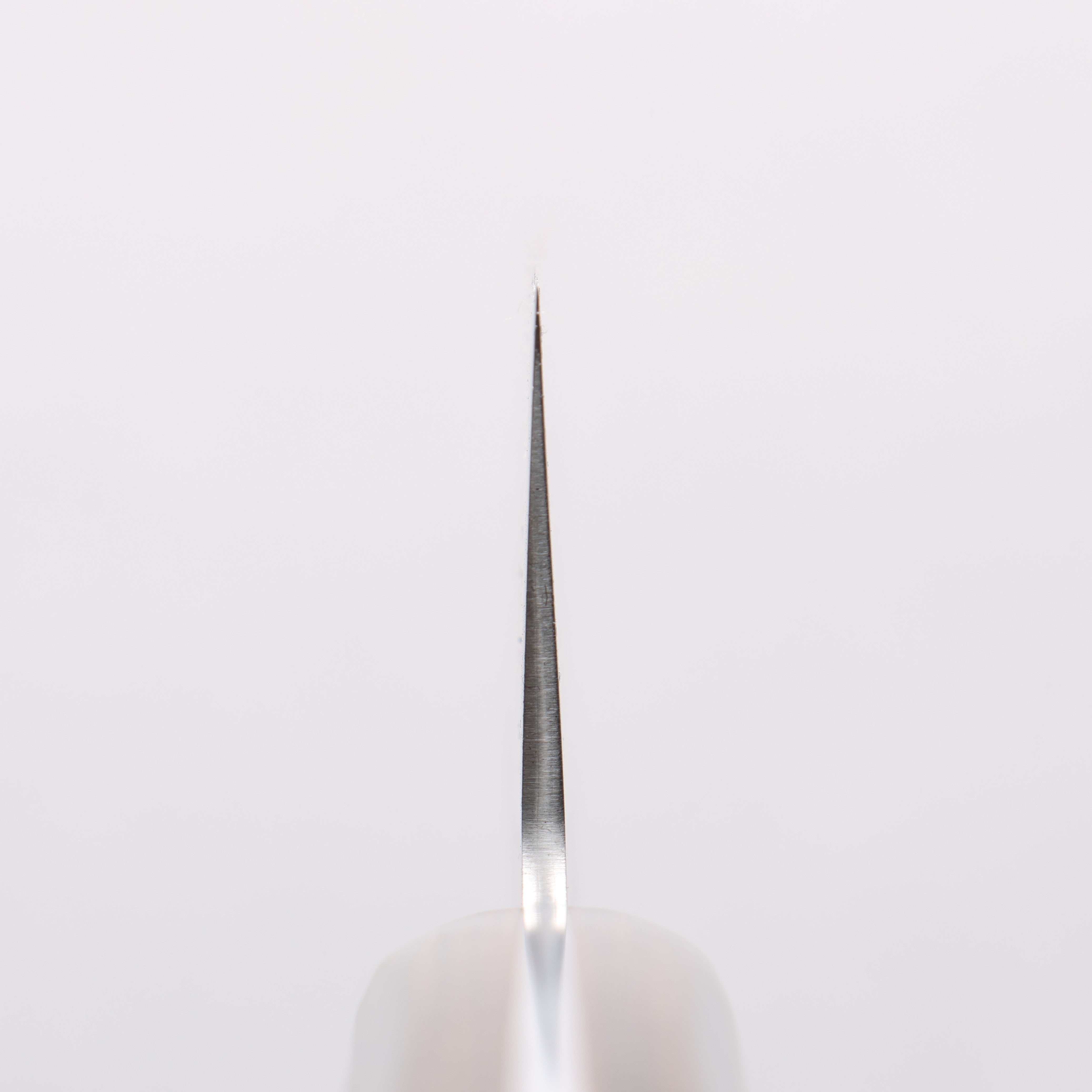 Seisuke Silver Steel No.3 Nashiji Santoku 180mm Brown Pakka wood Handle - Japanny - Best Japanese Knife