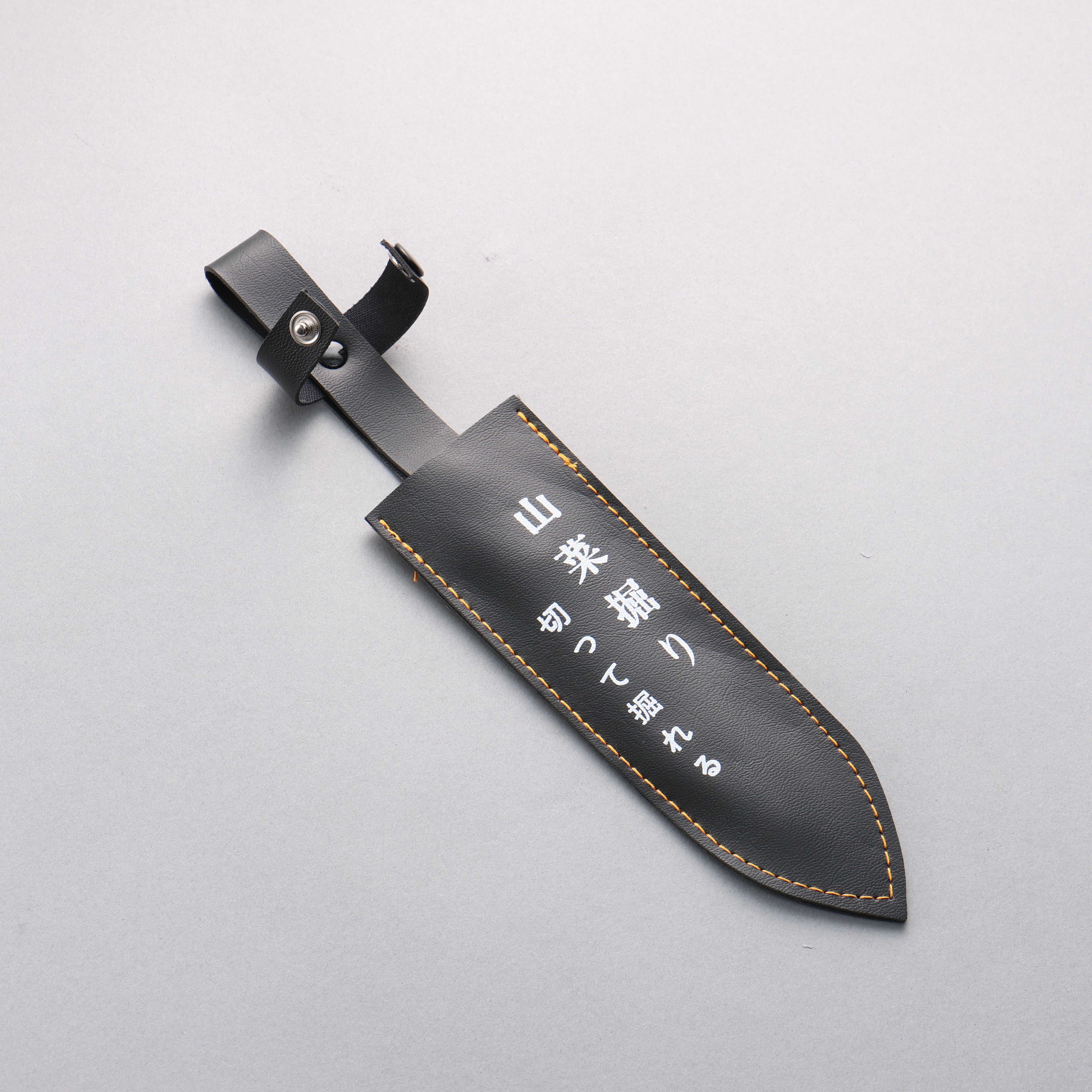 Bonsai Carbon steel Wild vegetable digging saw blade with Sheath 170mm - Japanny - Best Japanese Knife