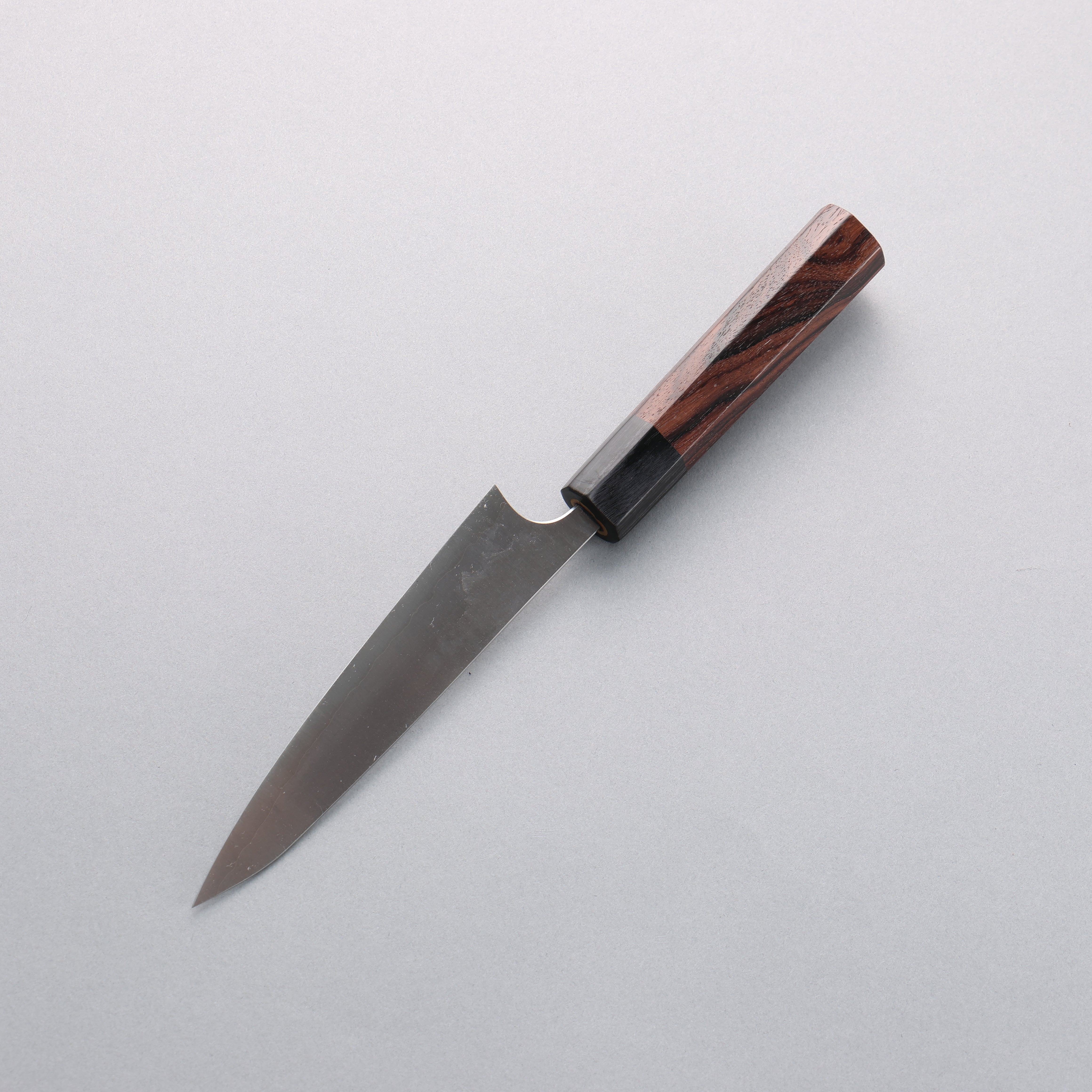 Shibata Takayuki Koutetsu Blue Super Petty-Utility 135mm Rosewood Handle - Japanny - Best Japanese Knife