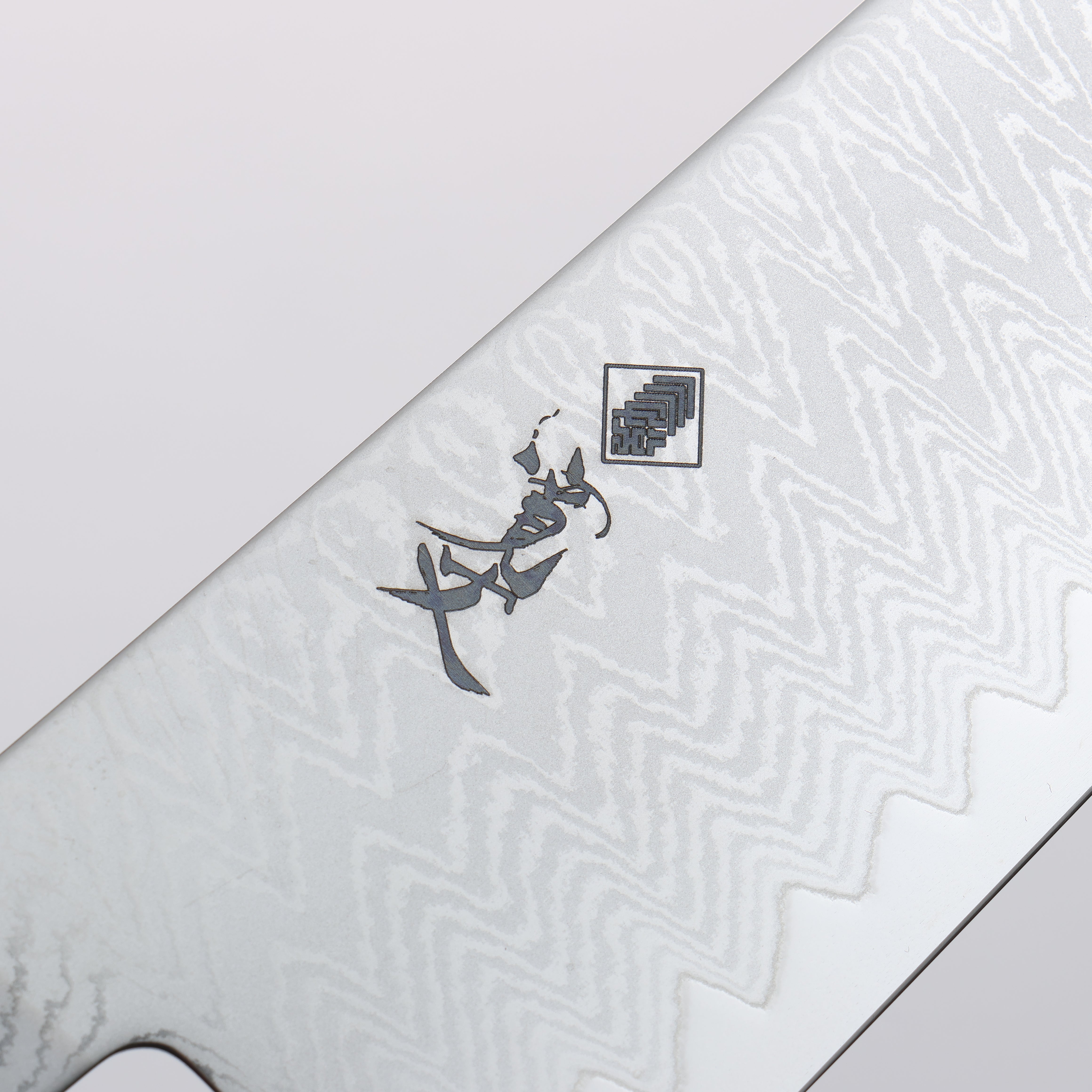 Kanjyo VG10 Damascus Gyuto 210mm Ebony Wood Handle - Japanny - Best Japanese Knife