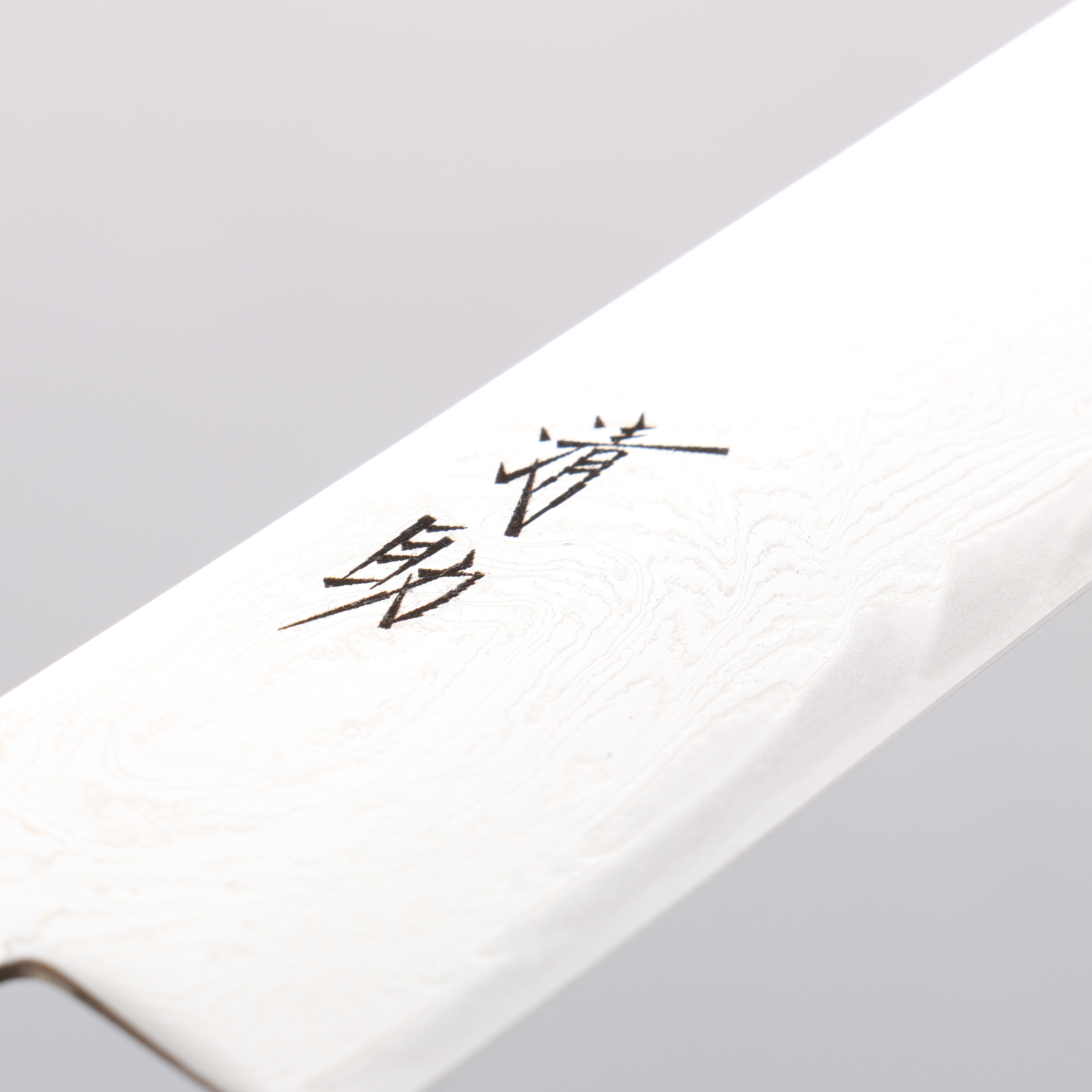 Seisuke Nami AUS10 Mirrored Finish Damascus Sujihiki 240mm Red Pakka wood Handle - Japanny - Best Japanese Knife