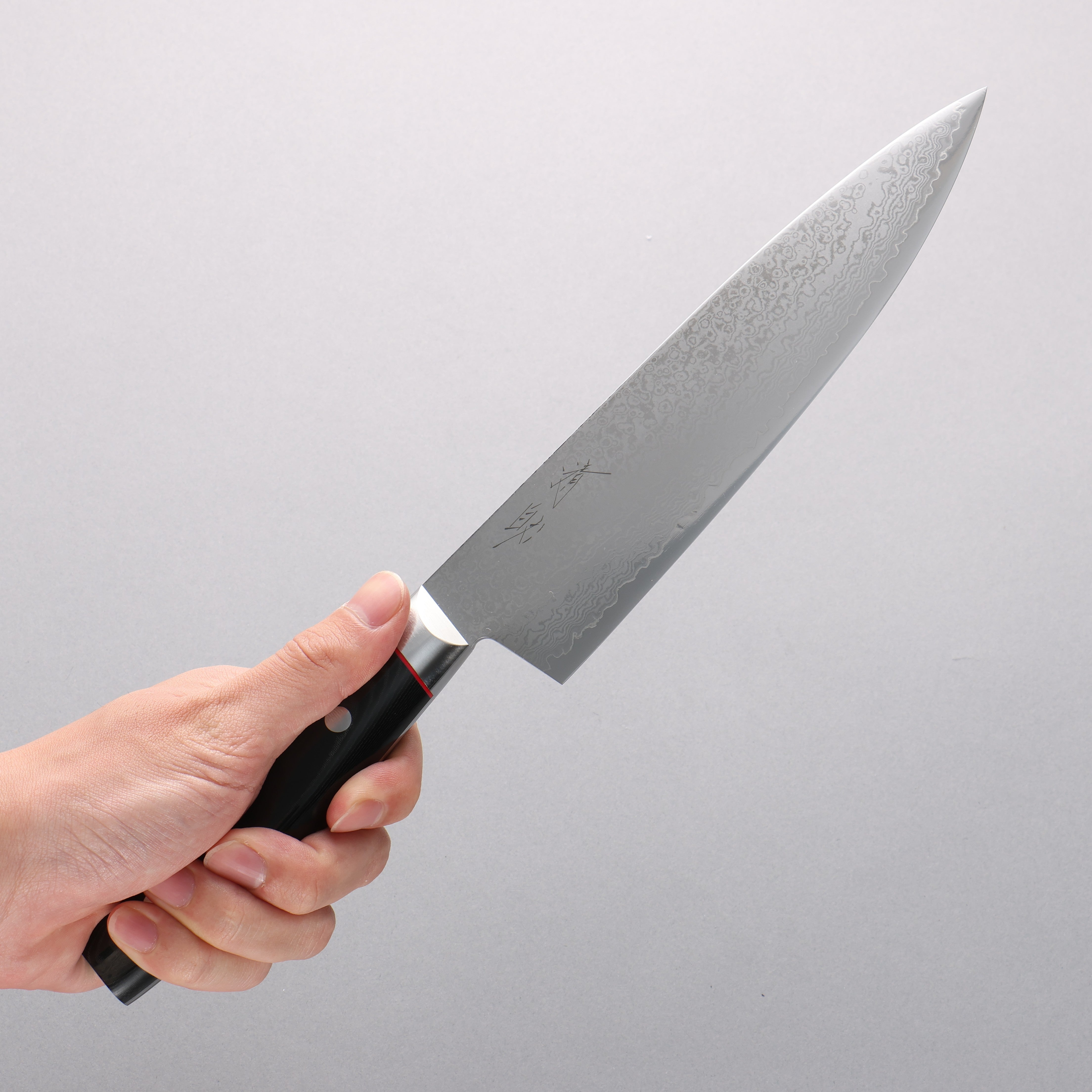 Seisuke Saiun VG10 Damascus Gyuto 200mm Black Micarta Handle - Japanny - Best Japanese Knife