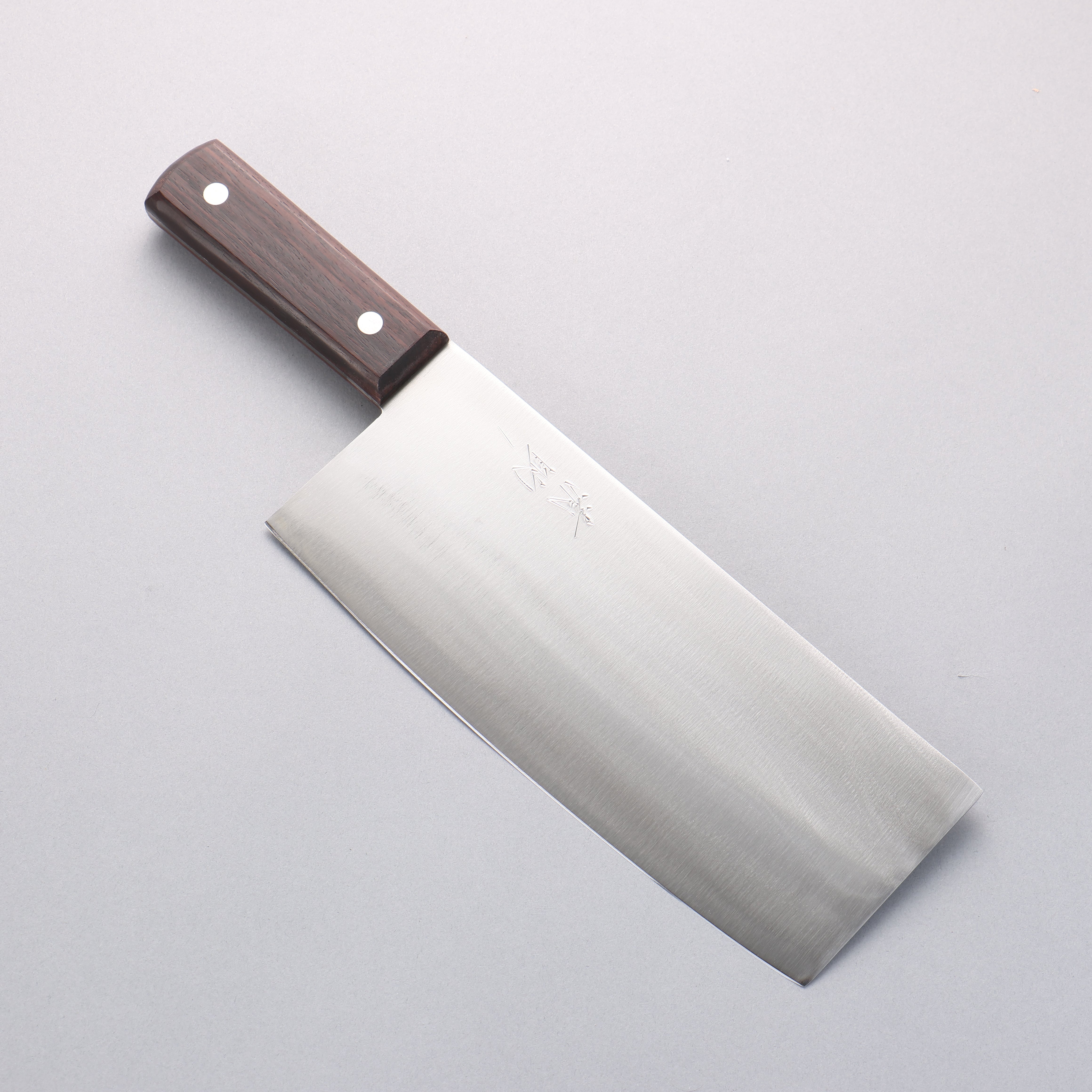 Seisuke Whole steel Chinese Cleaver 220mm Shitan Handle - Japanny - Best Japanese Knife