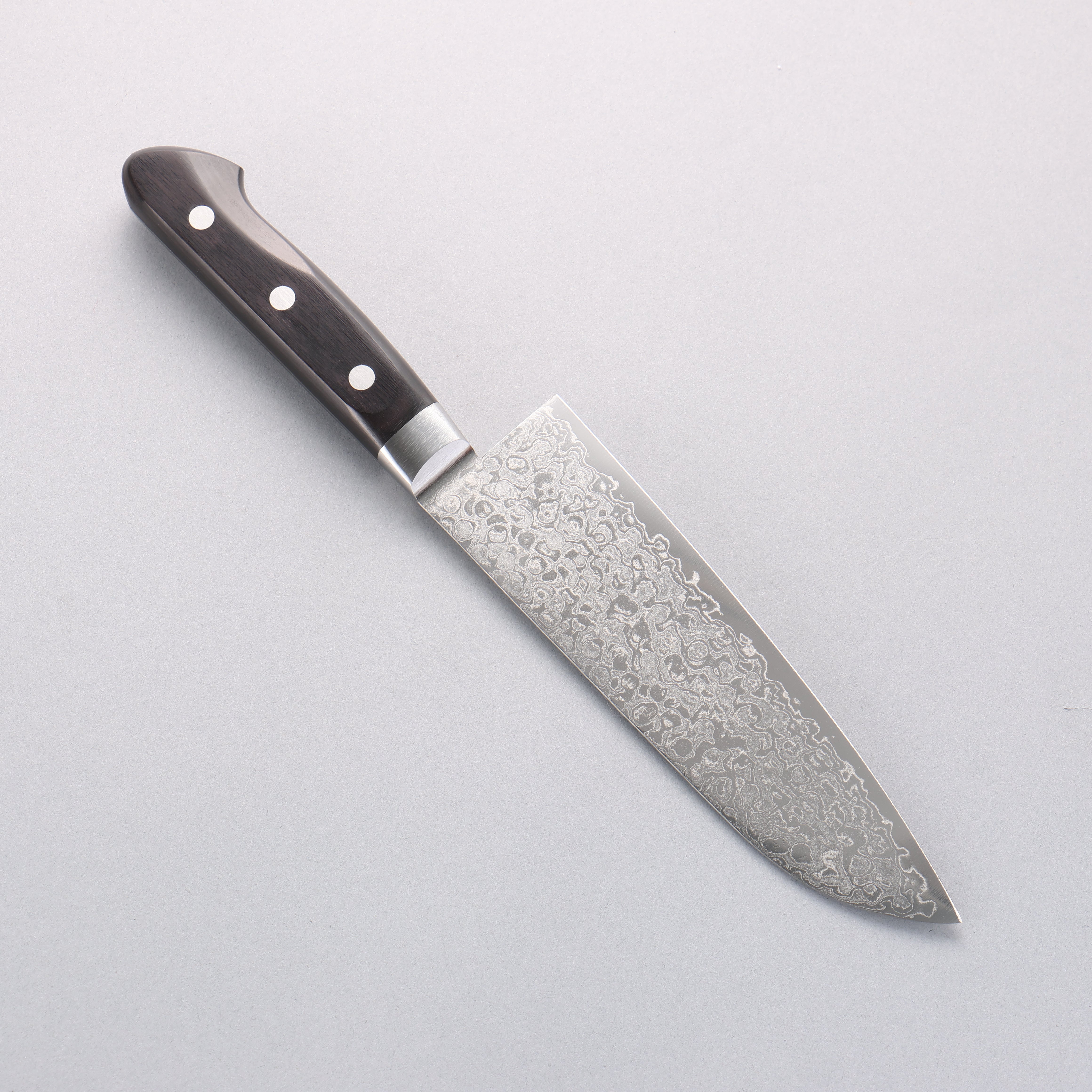Seisuke AUS10 45 Layer Damascus Santoku 165mm Black Pakka wood Handle - Japanny - Best Japanese Knife