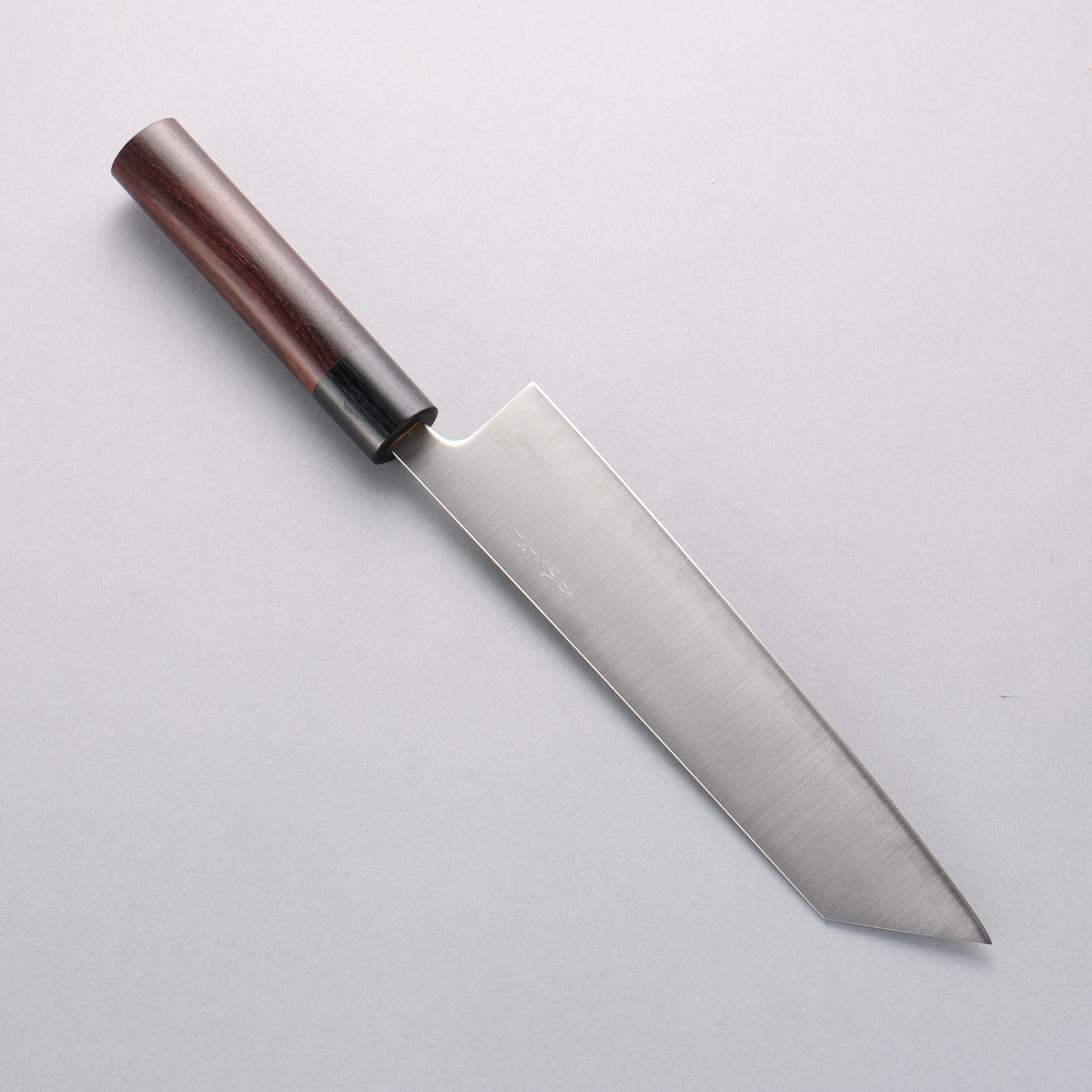 Seisuke Blue Super Kiritsuke Gyuto 210mm Rosewood (Ferrule: Black Pakka Wood) Handle - Japanny - Best Japanese Knife