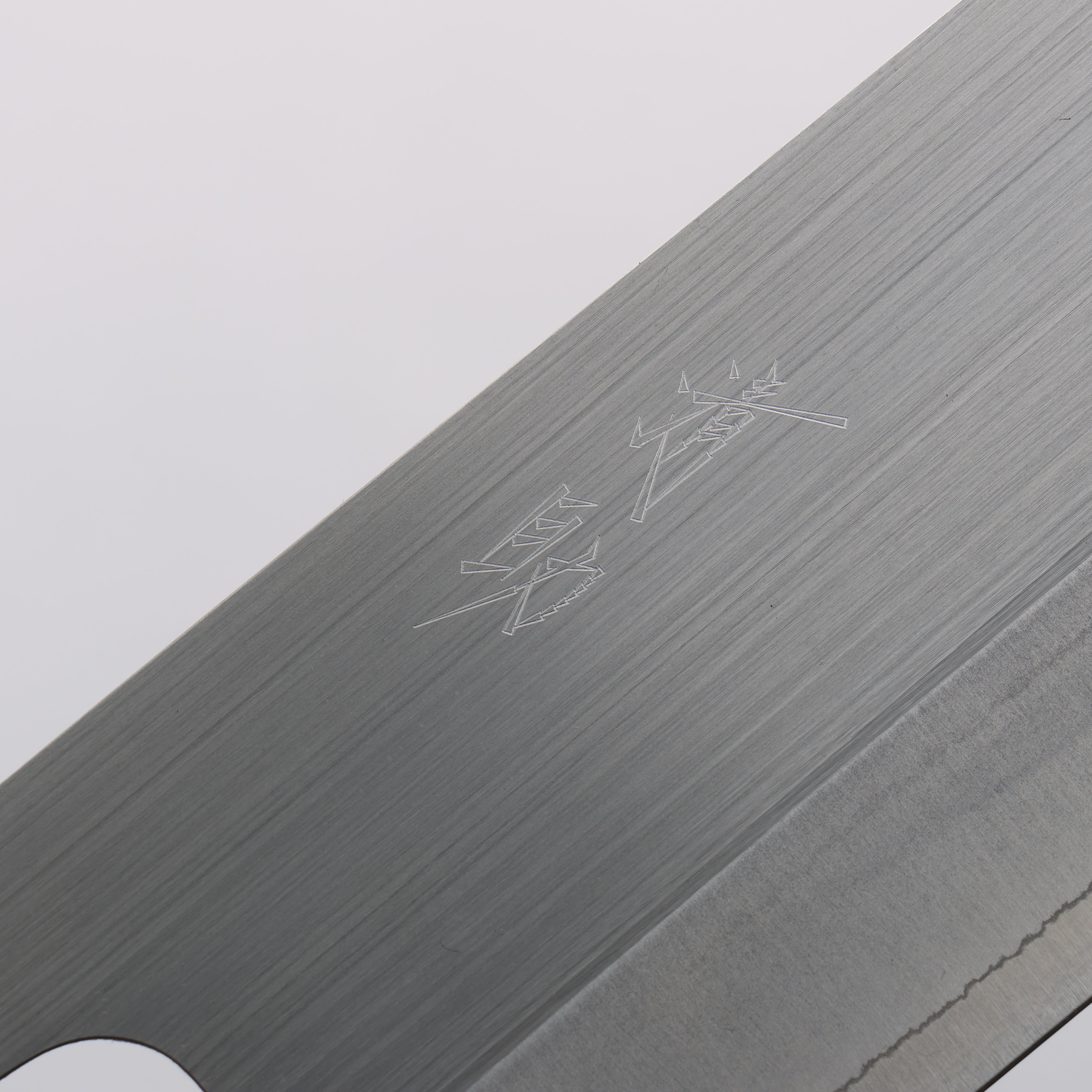 Seisuke SRS13 Vertically Brushed Nakiri 165mm Oak Handle - Japanny - Best Japanese Knife
