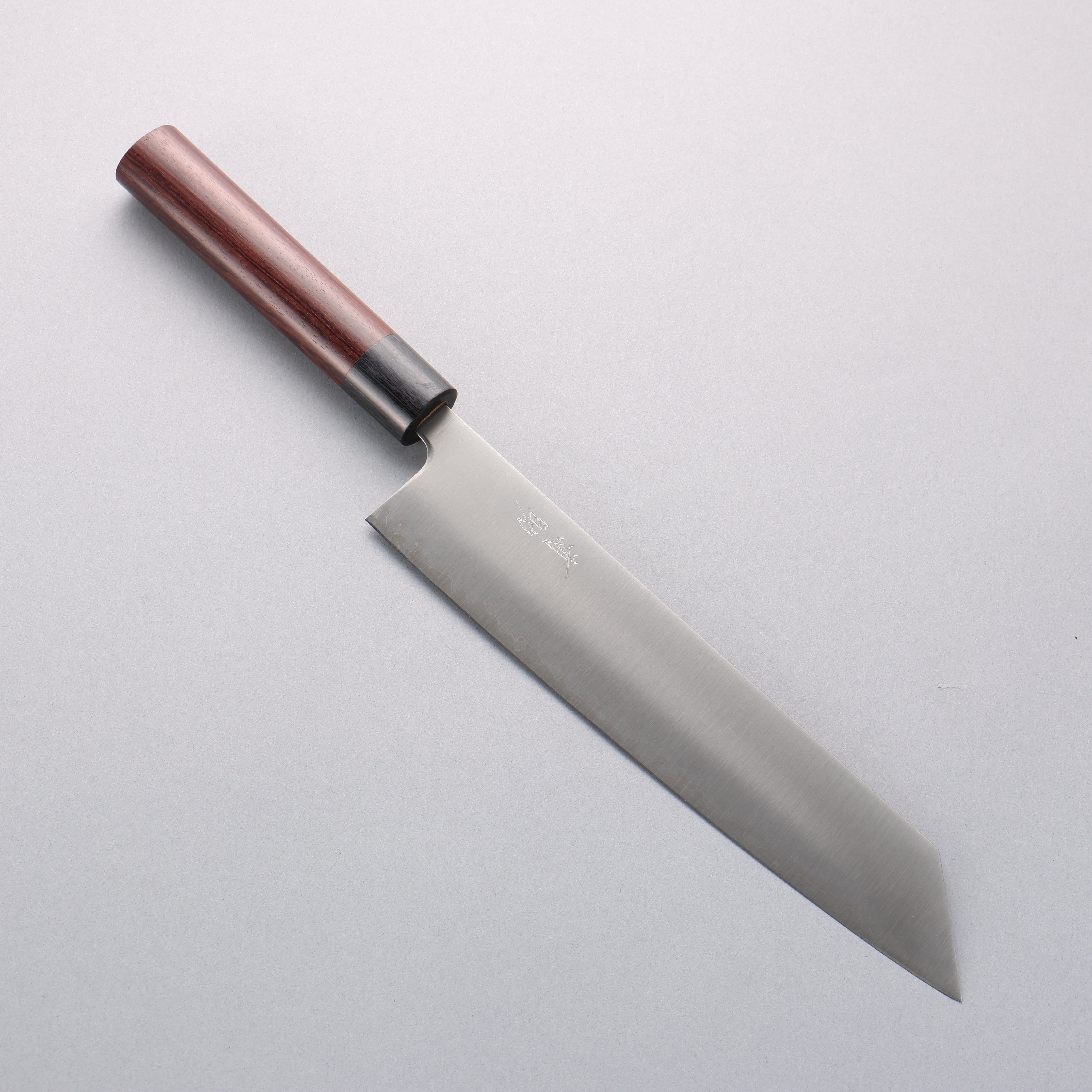 Seisuke Blue Super Kiritsuke Gyuto 240mm Rosewood (Ferrule: Black Pakka Wood) Handle - Japanny - Best Japanese Knife