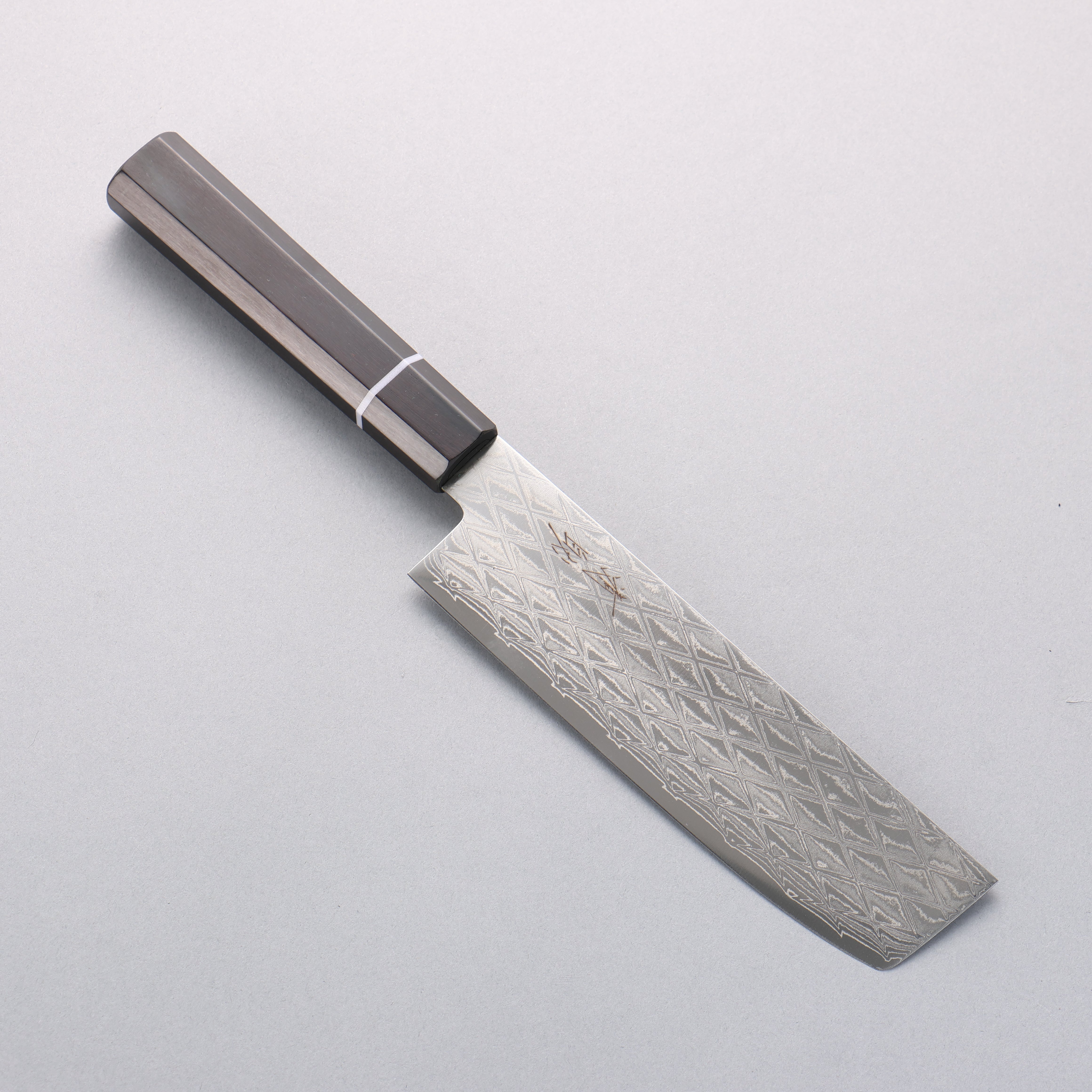 Seisuke AUS10 Mirror Crossed Usuba 160mm Black Pakka wood Handle - Japanny - Best Japanese Knife