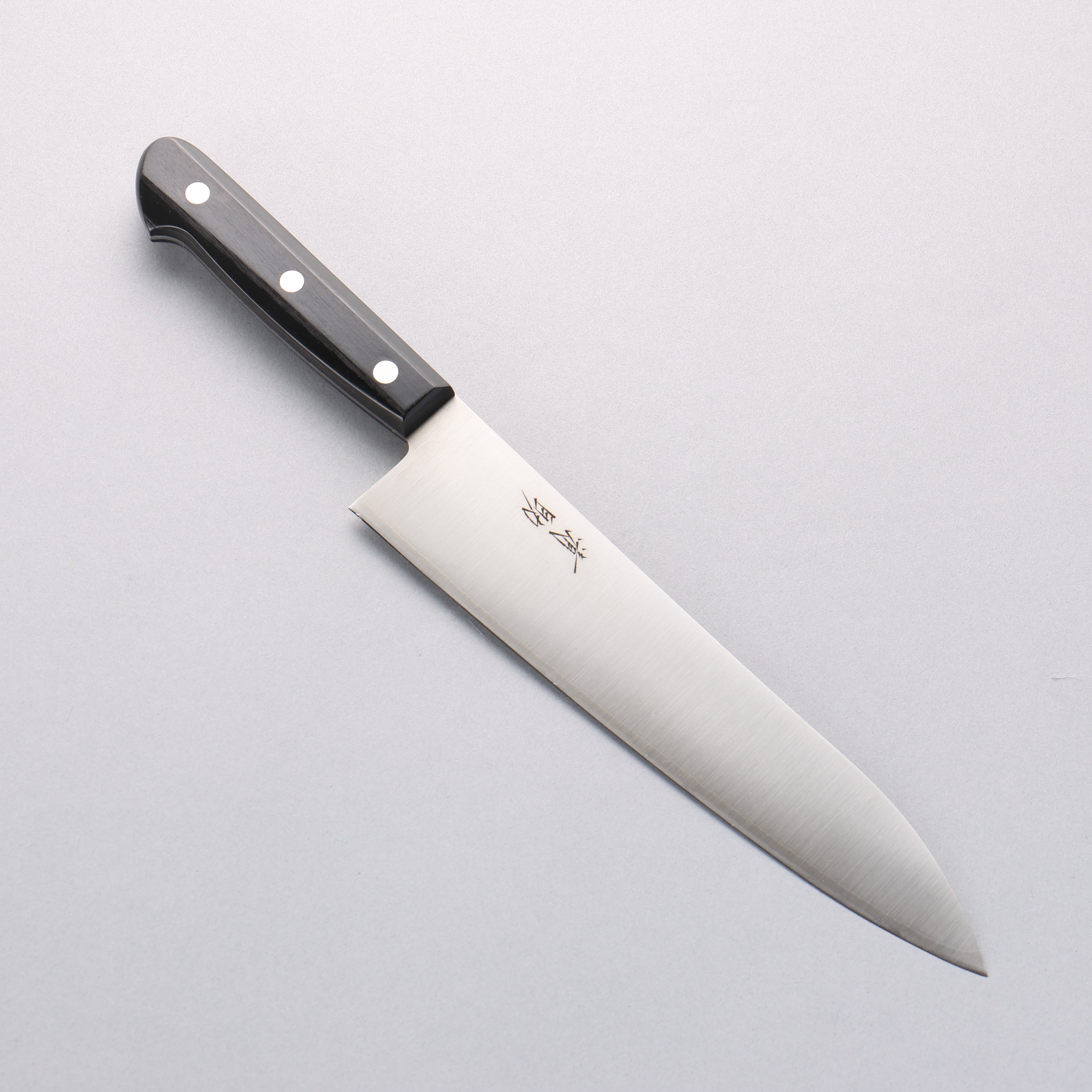 Seisuke SLD Migaki Polish Finish Gyuto 210mm Black Pakka wood Handle - Japanny - Best Japanese Knife