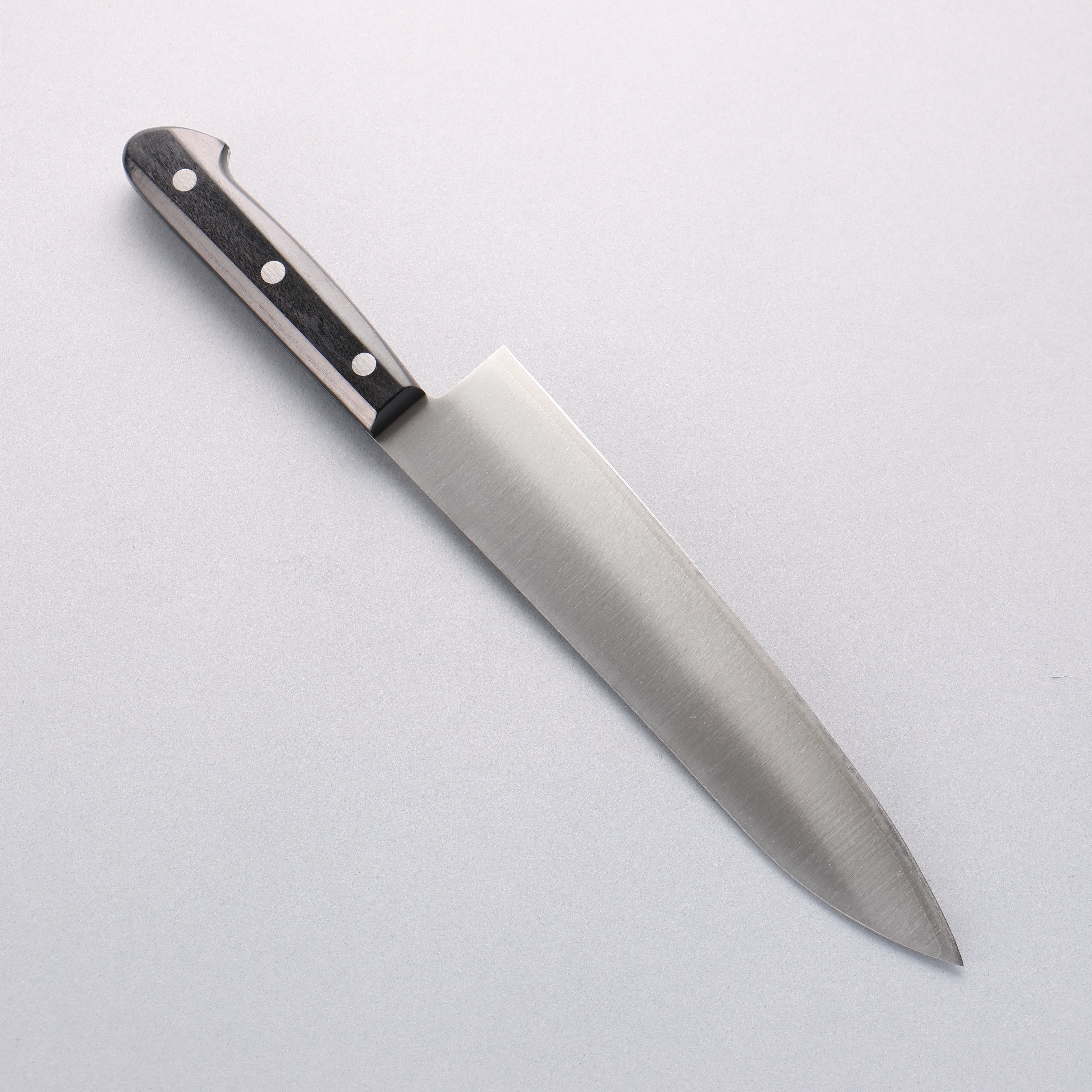 Seisuke SLD Migaki Polish Finish Gyuto 210mm Black Pakka wood Handle - Japanny - Best Japanese Knife