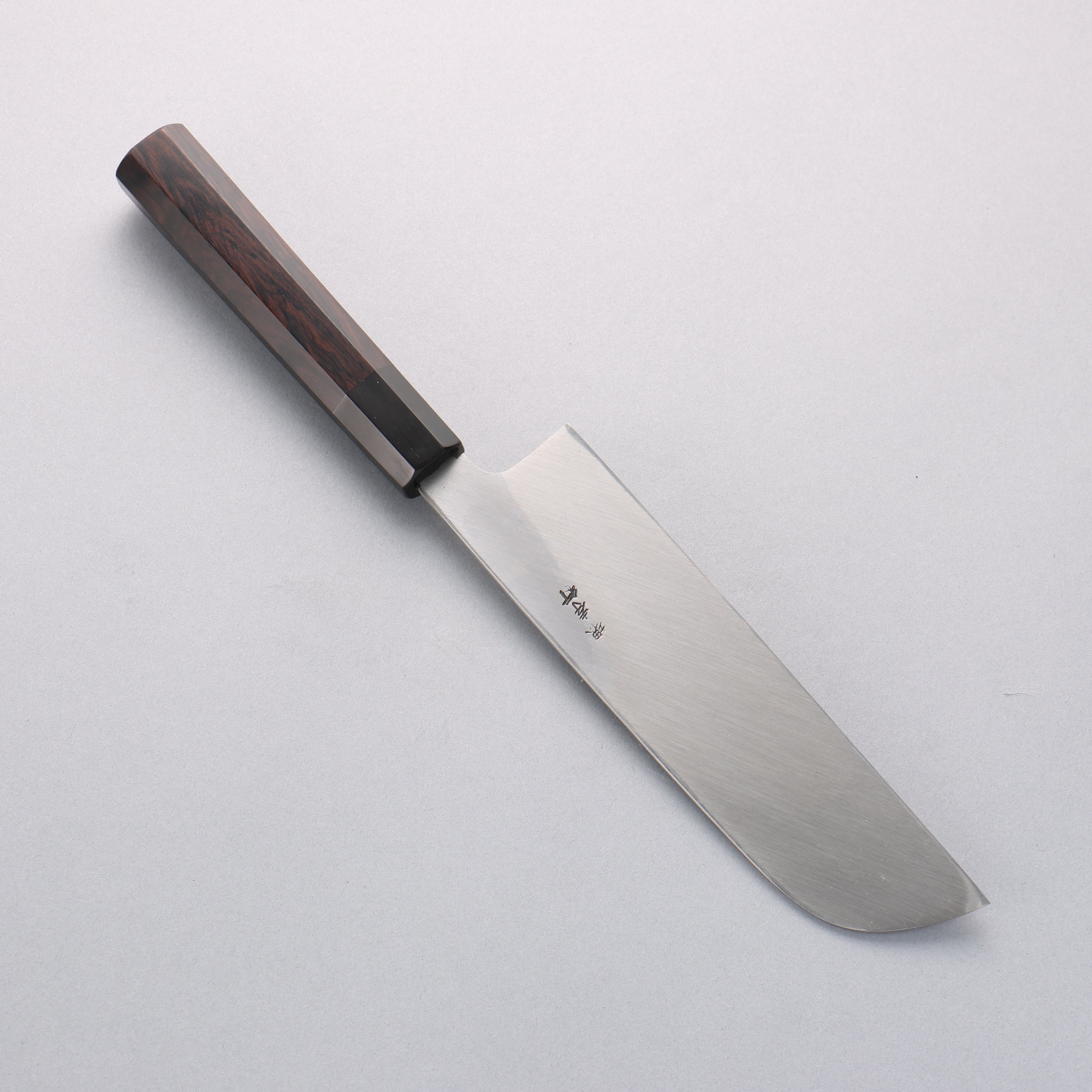 Sakai Takayuki Blue Steel No.2 Kamagata Usuba Ebony Wood Handle - Japanny - Best Japanese Knife