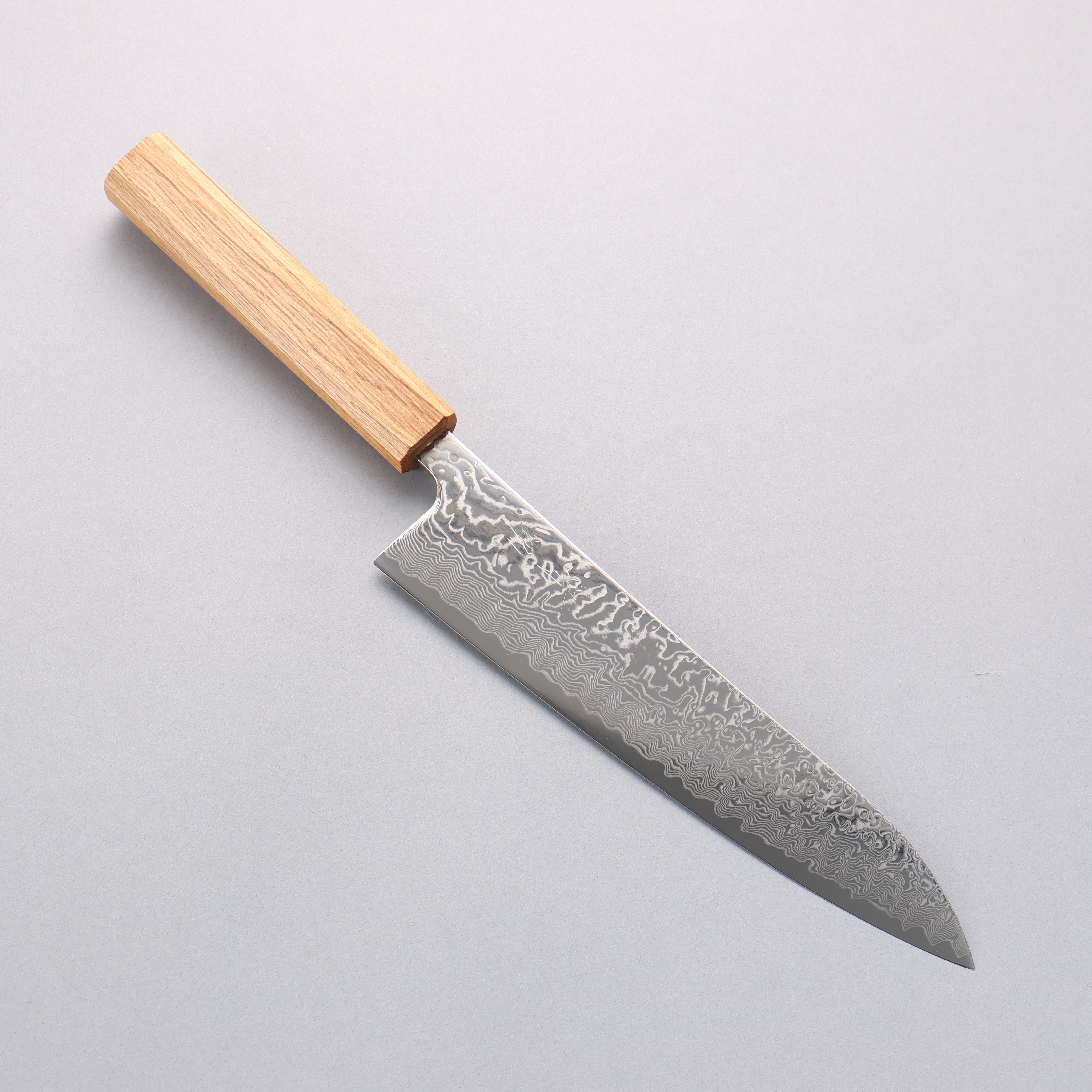 Seisuke SLD 49 Layer Damascus Gyuto 210mm Oak Handle - Japanny - Best Japanese Knife