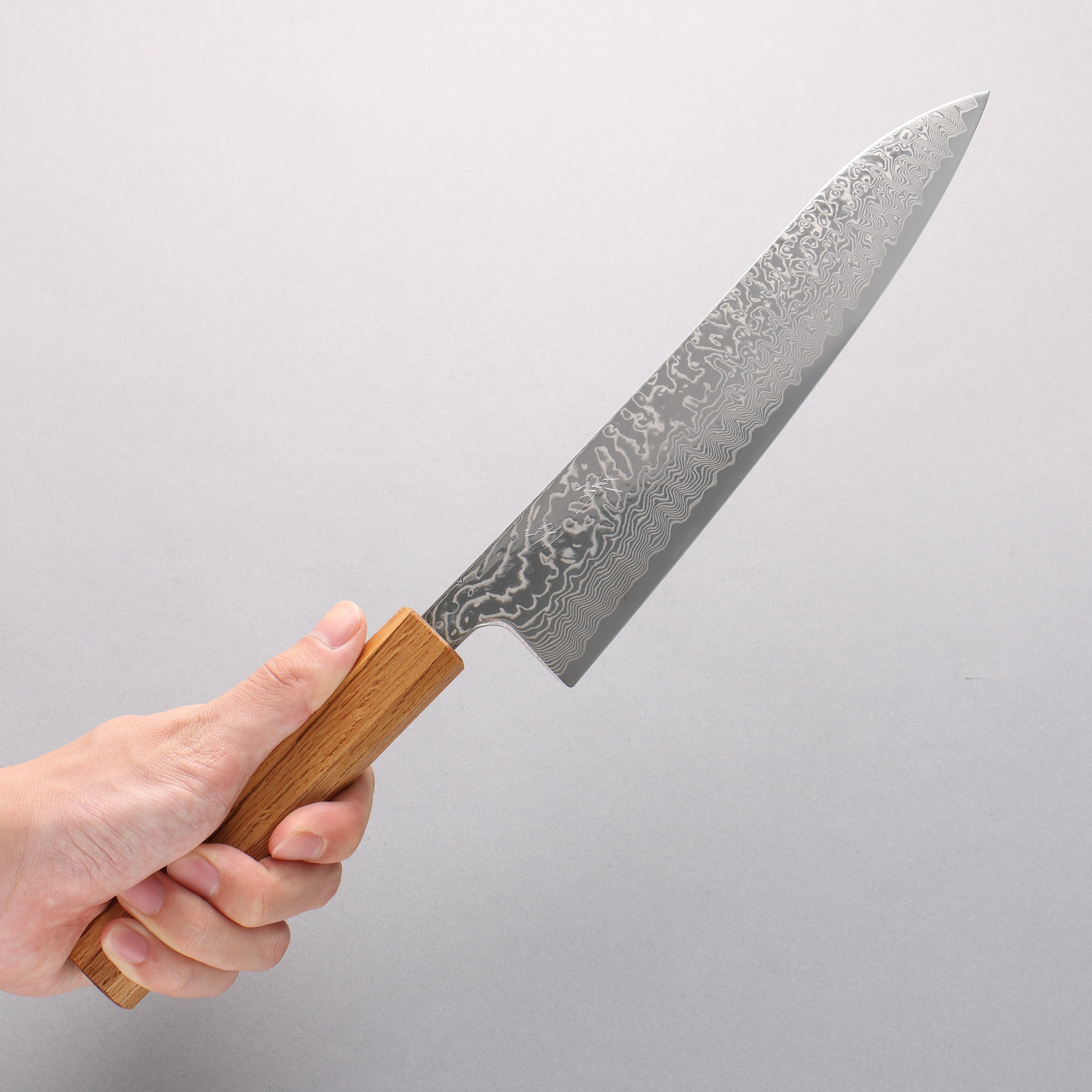 Seisuke SLD 49 Layer Damascus Gyuto 210mm Oak Handle - Japanny - Best Japanese Knife