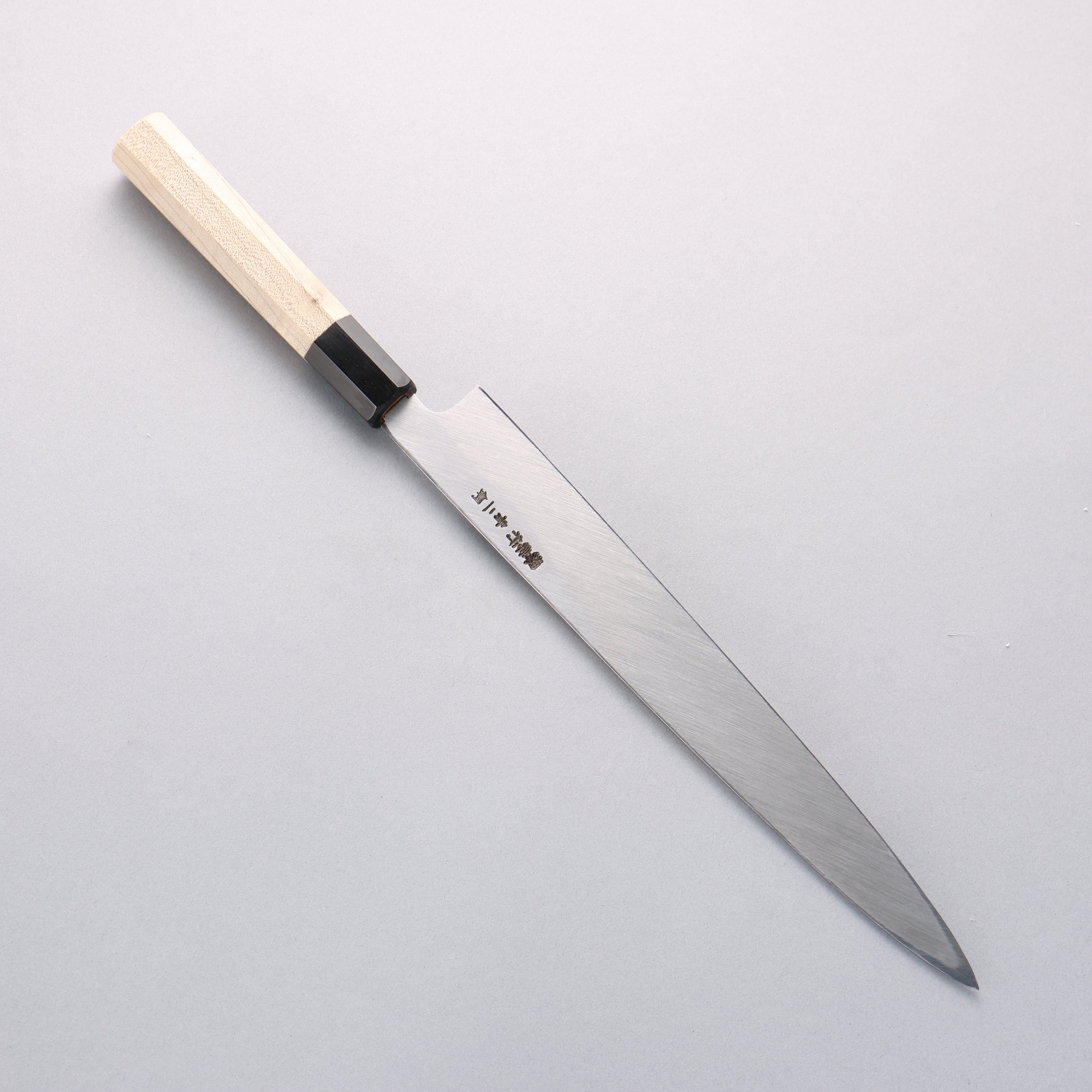 Sakai Takayuki Blue Steel No.2 Mirrored Finish Yanagiba - Japanny - Best Japanese Knife