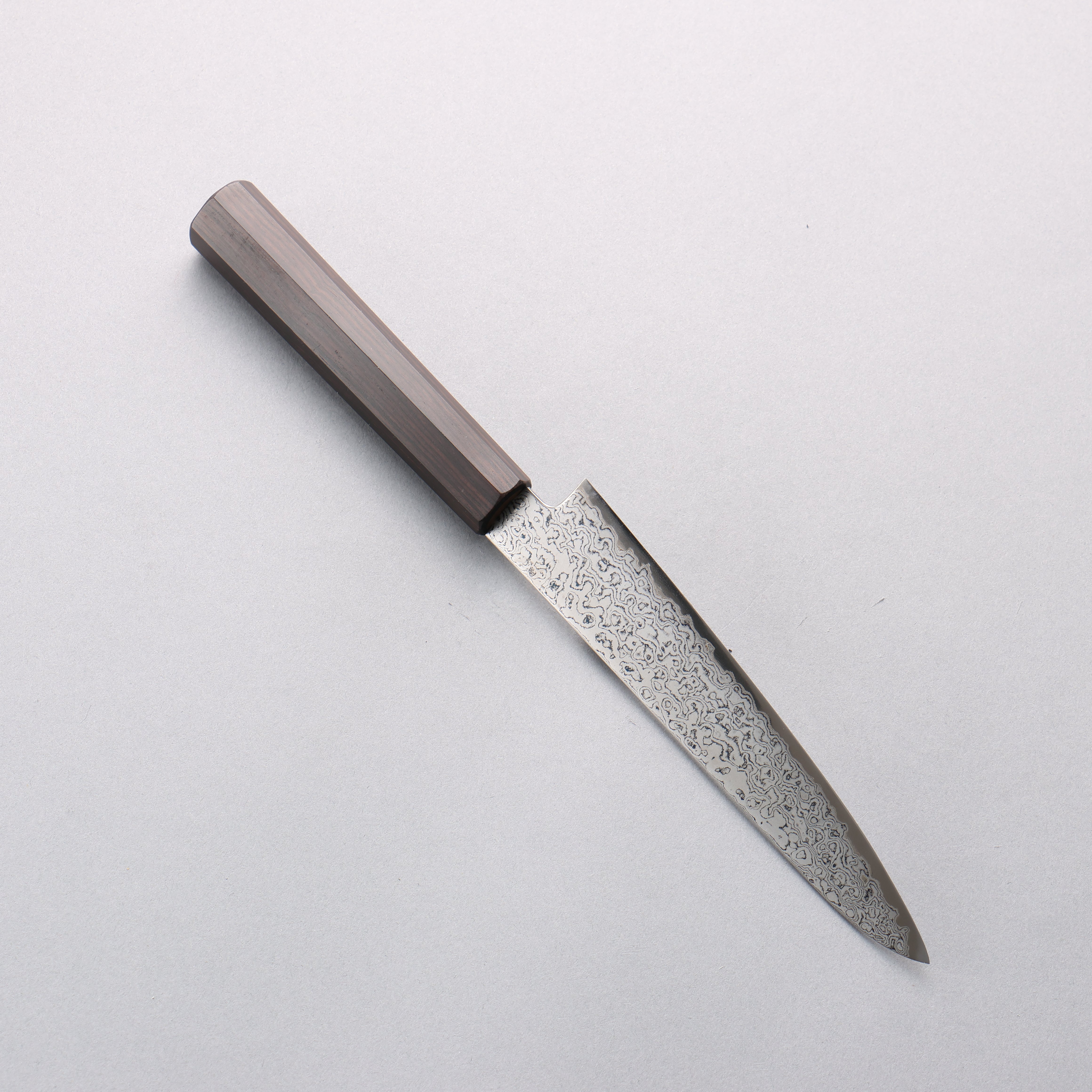 Seisuke VG10 Damascus Petty-Utility 150mm Ebony Wood Handle - Japanny - Best Japanese Knife