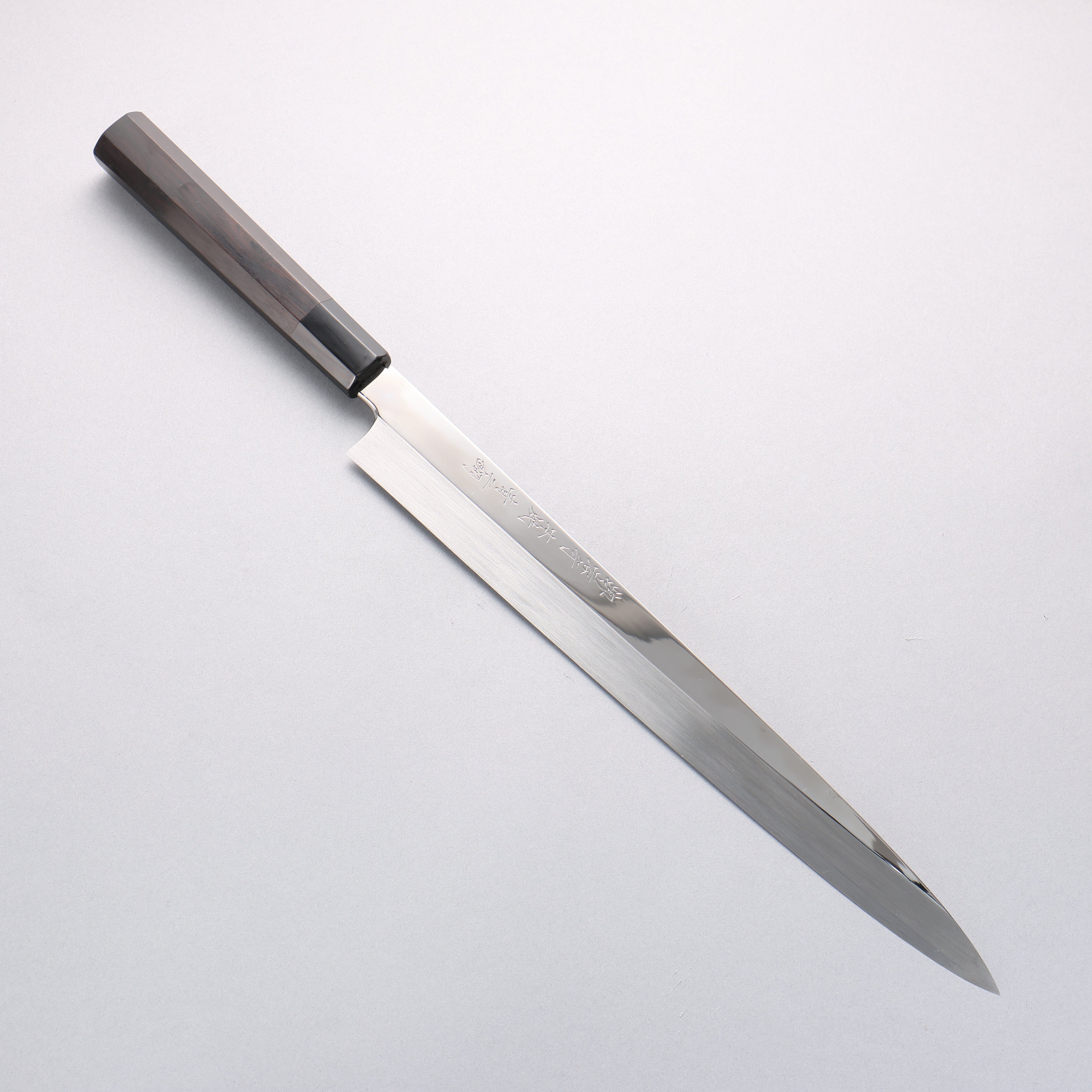 Sakai Takayuki Honyaki Blue Steel No.2 Mirrored Finish Yanagiba - Japanny - Best Japanese Knife