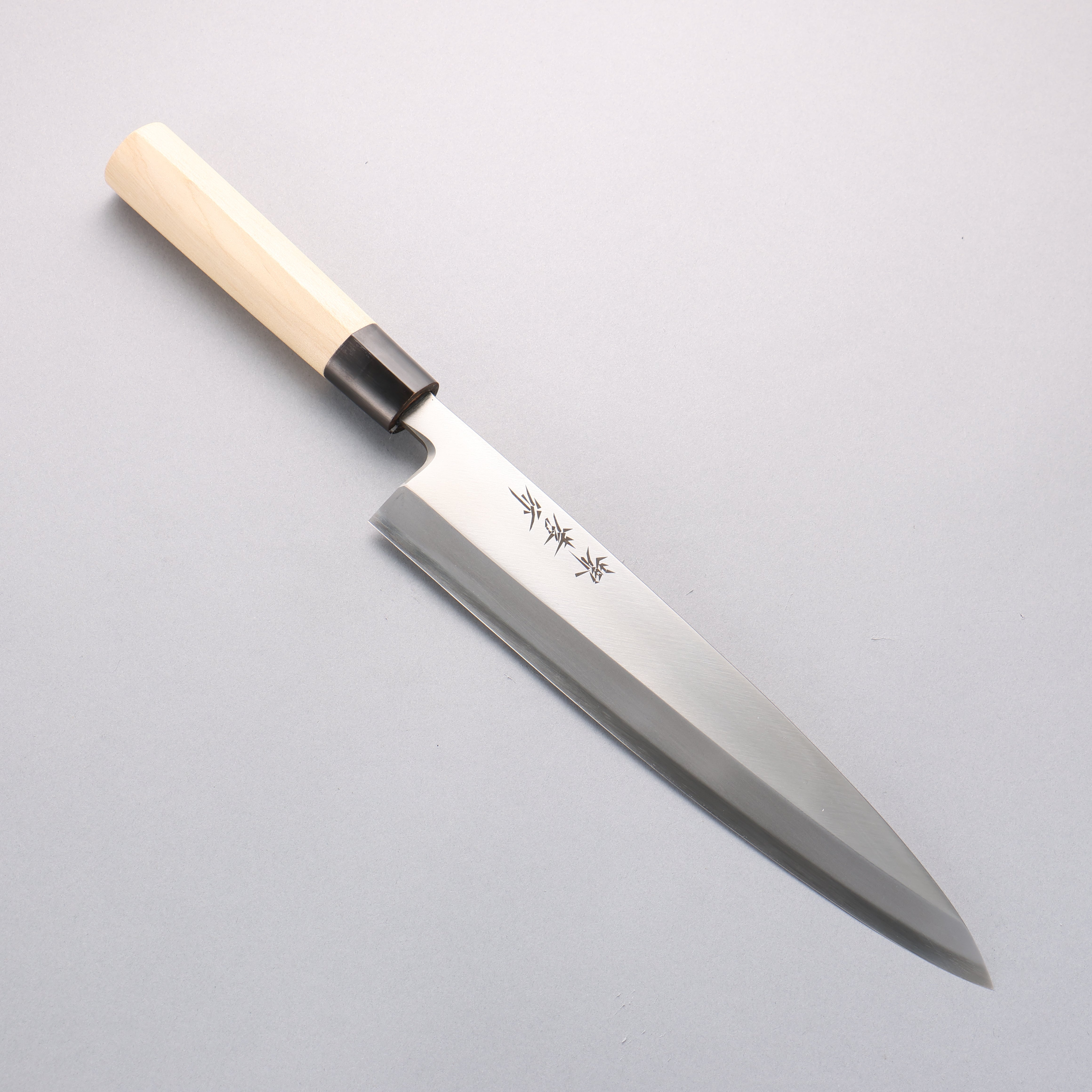 Sakai Takayuki INOX Molybdenum Mioroshi Deba Magnolia Handle - Japanny - Best Japanese Knife