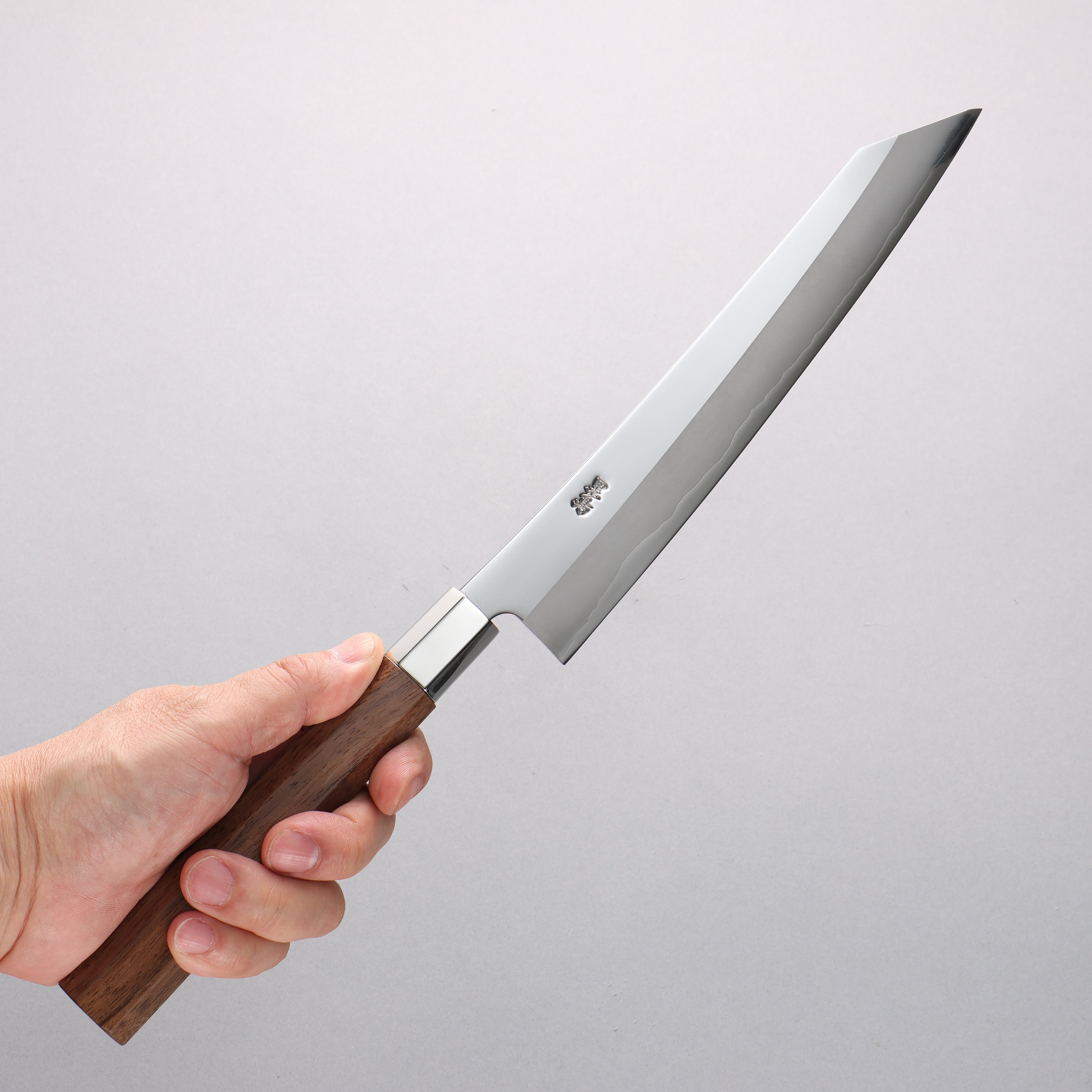 Kurotori Silver Steel No.3 Migaki Finished Kiritsuke Sujihiki 210mm Walnut Handle - Japanny - Best Japanese Knife