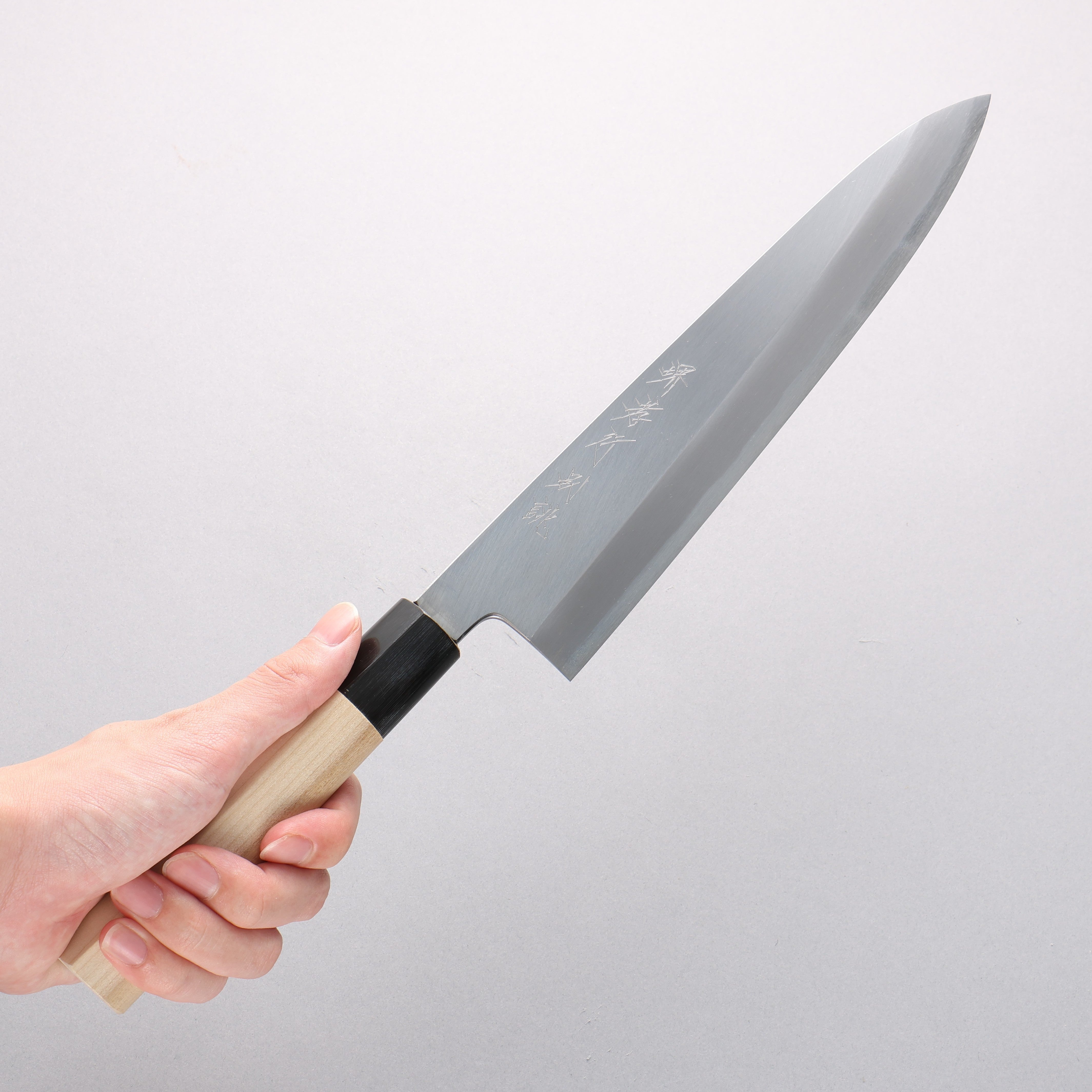 Sakai Takayuki Tokujyo White Steel No.2 Gyuto 240mm Magnolia Handle - Japanny - Best Japanese Knife