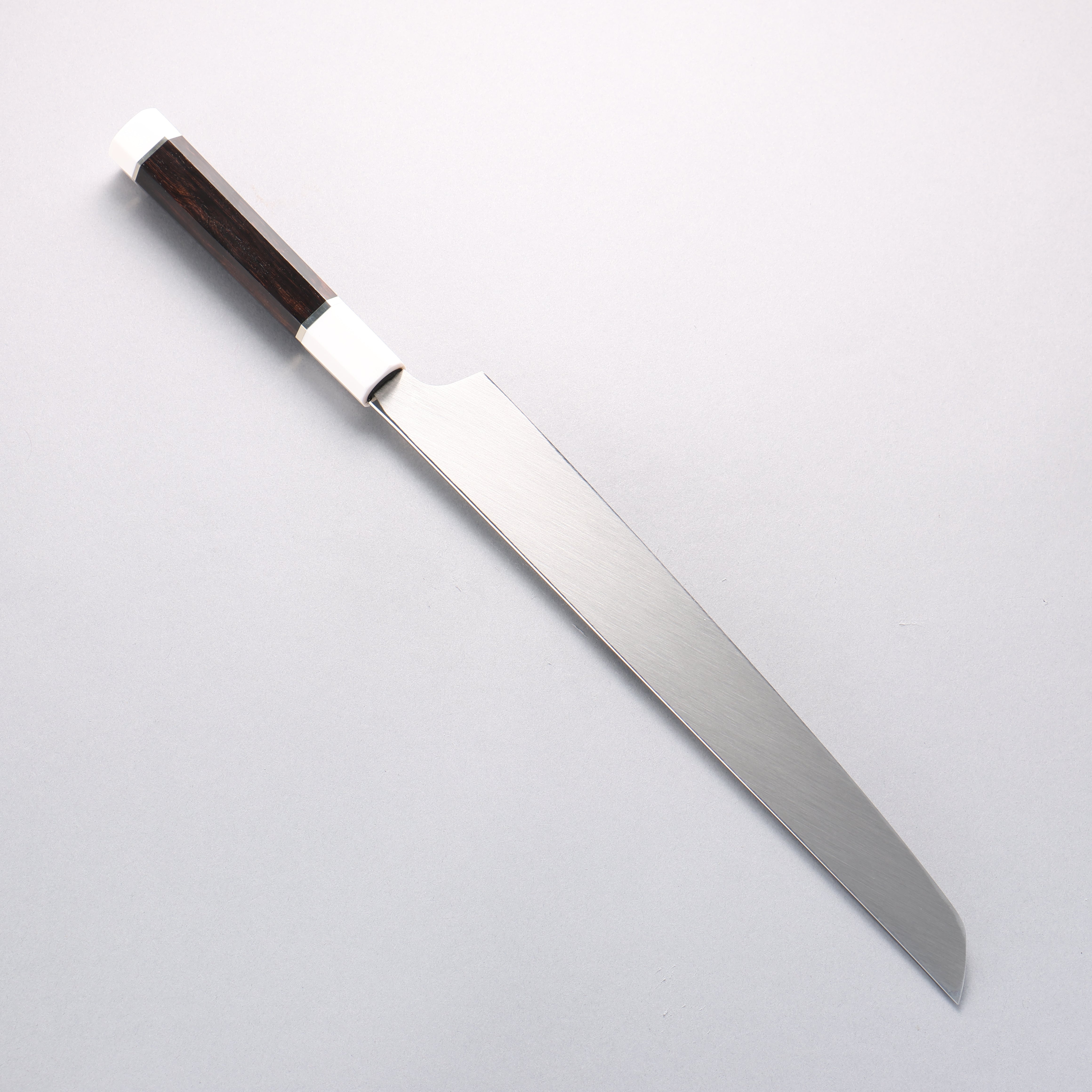 Sakai Takayuki Ginryu Honyaki Swedish Steel Mirrored Finish Sakimaru Yanagiba 300mm Ebony Wood Handle with Sheath - Japanny - Best Japanese Knife