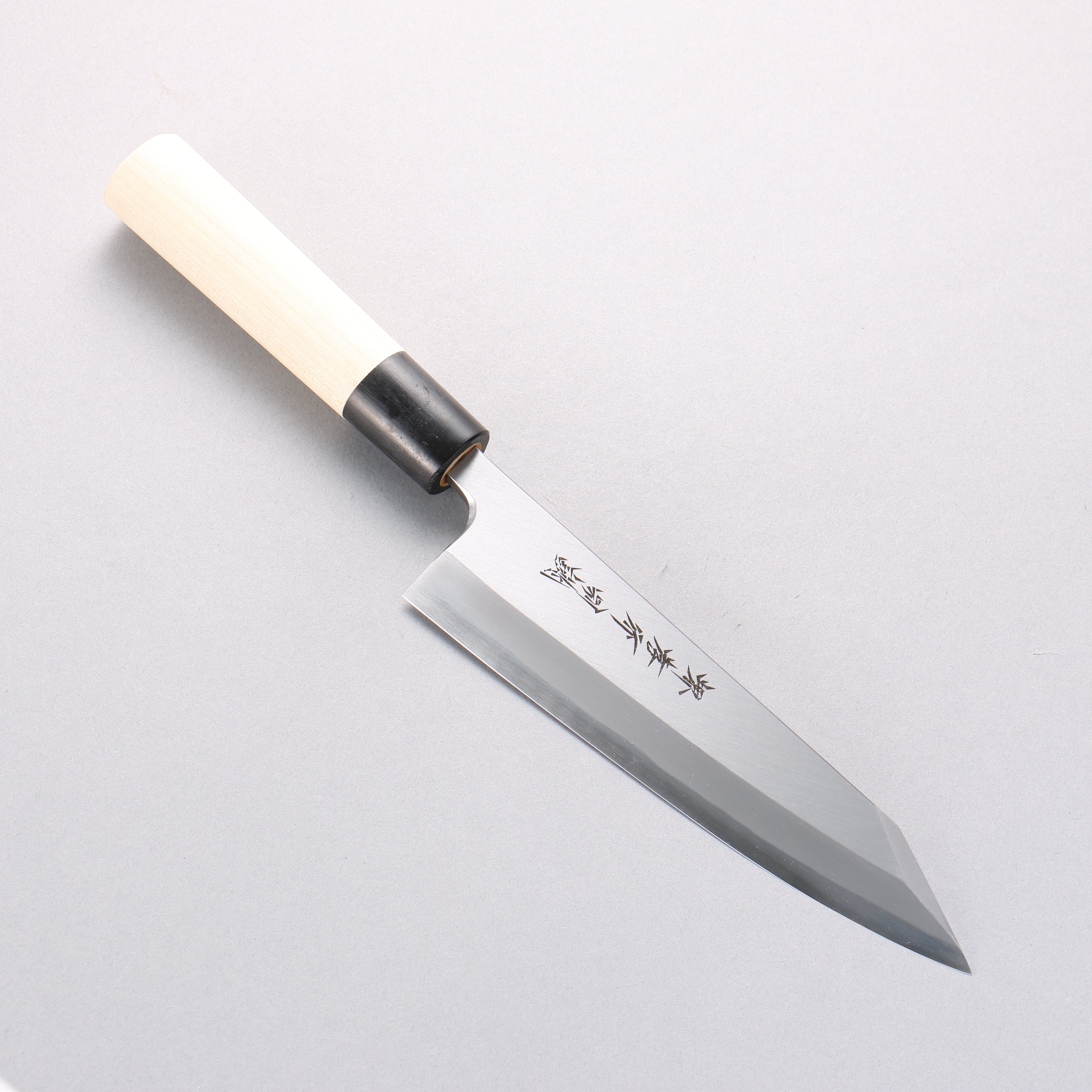 Sakai Takayuki Tokujyo White Steel No.2 Kiritsuke Deba 180mm Magnolia Handle - Japanny - Best Japanese Knife