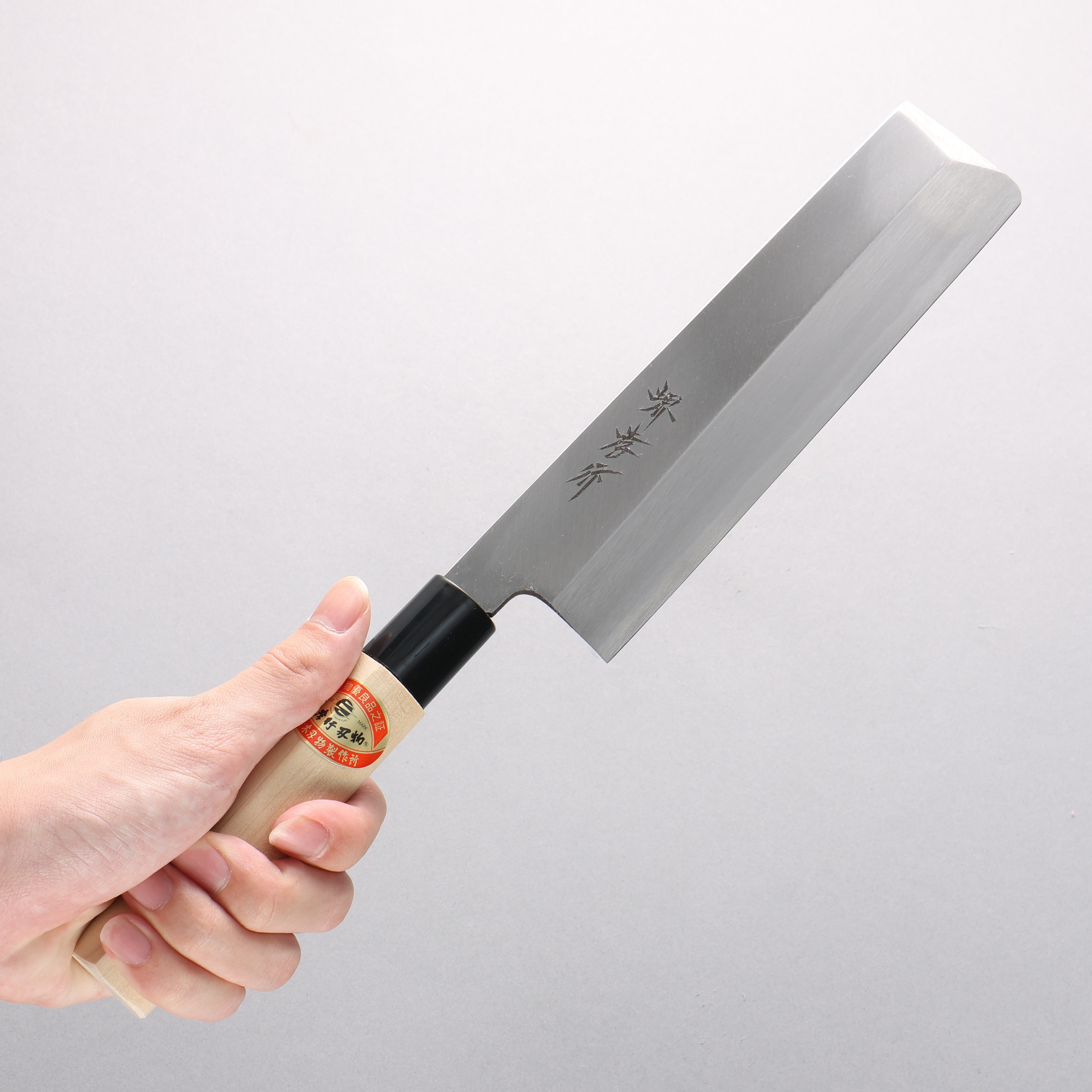 Sakai Takayuki Kasumitogi White Steel Usuba Magnolia Handle - Japanny - Best Japanese Knife