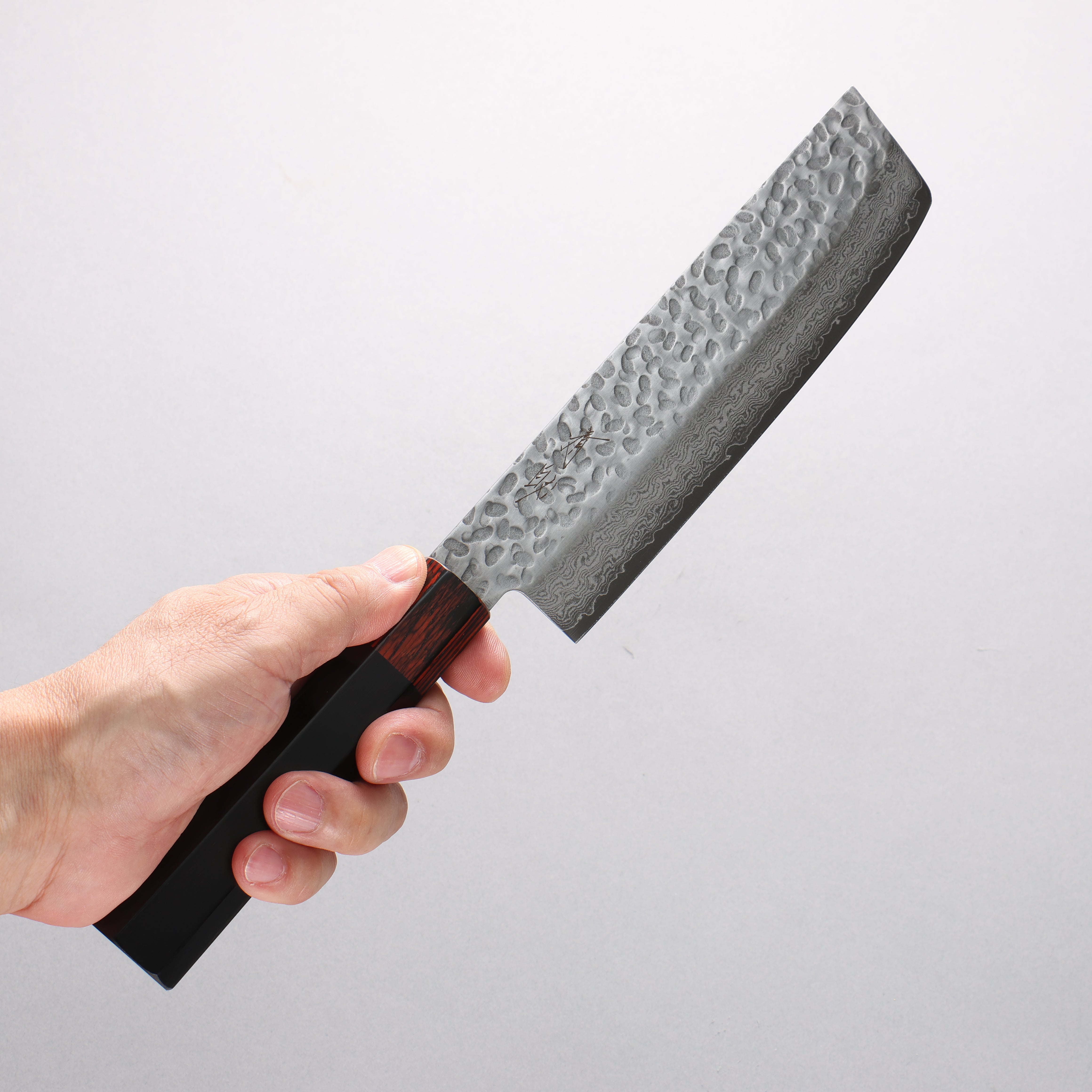 Seisuke VG10 33 Layer Hammered Damascus Usuba 160mm Black Pakka wood Handle - Japanny - Best Japanese Knife