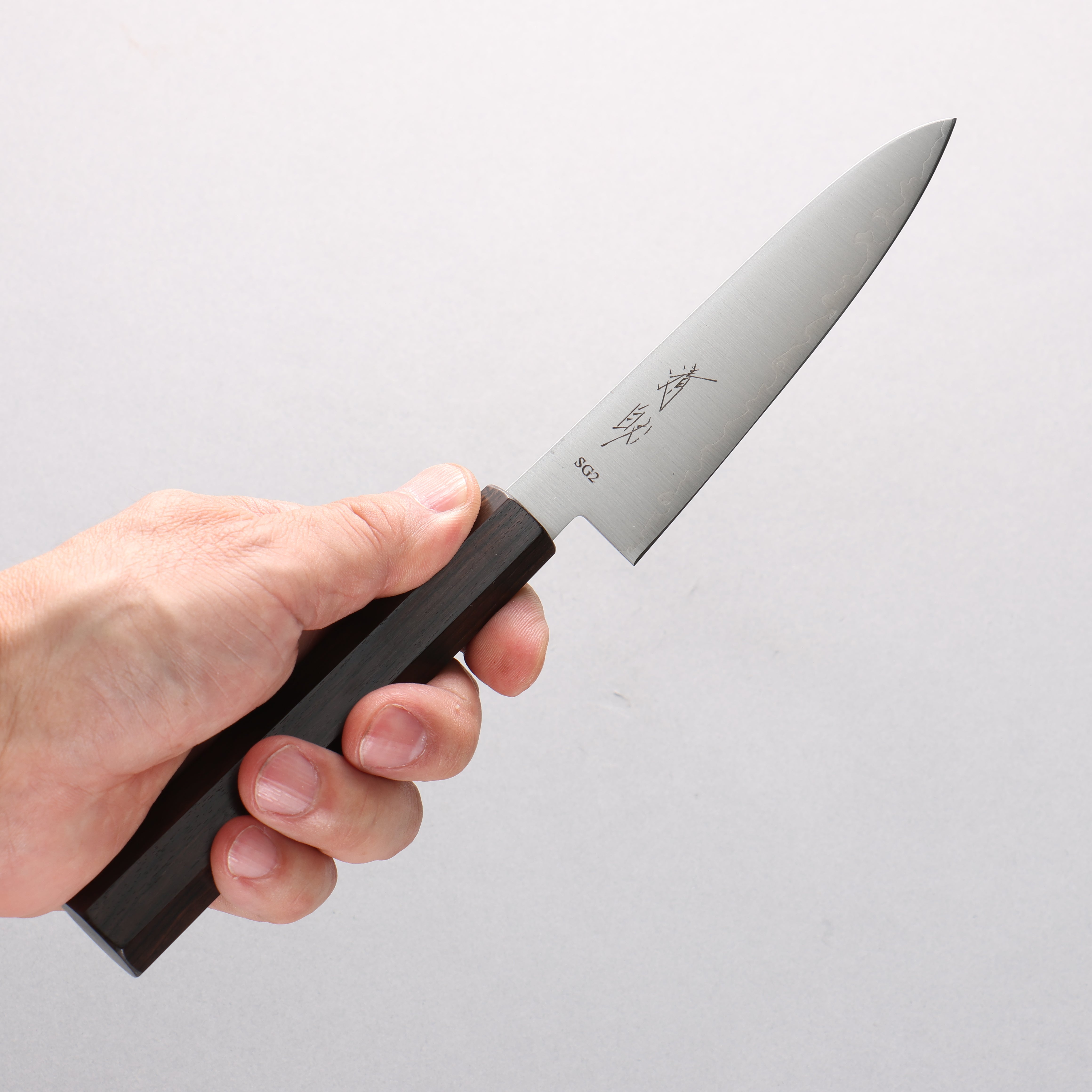 Seisuke SG2 Petty-Utility 120mm Ebony Wood Handle - Japanny - Best Japanese Knife