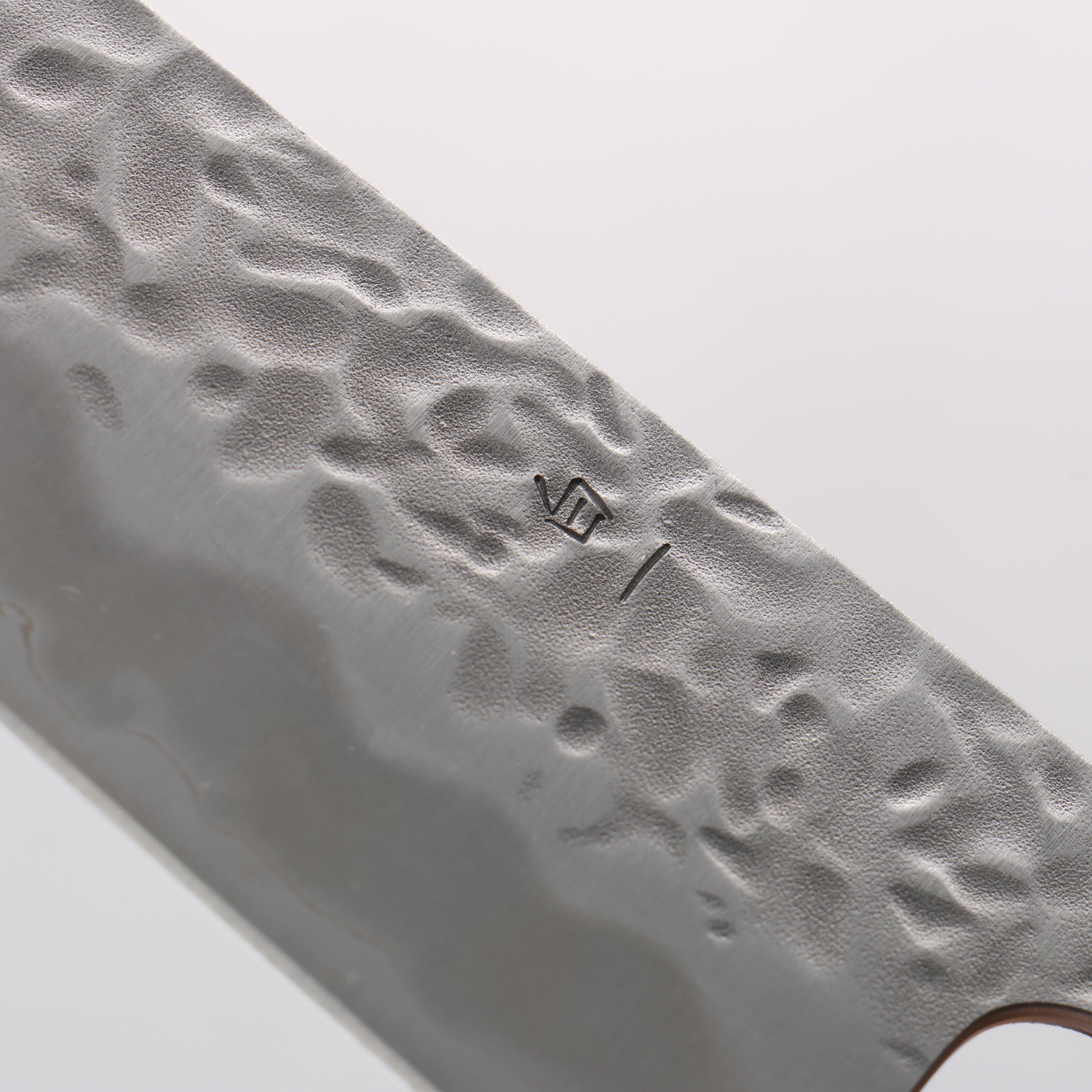Seisuke Kumo White Steel No.1 Hammered Gyuto 210mm Magnolia Handle - Japanny - Best Japanese Knife