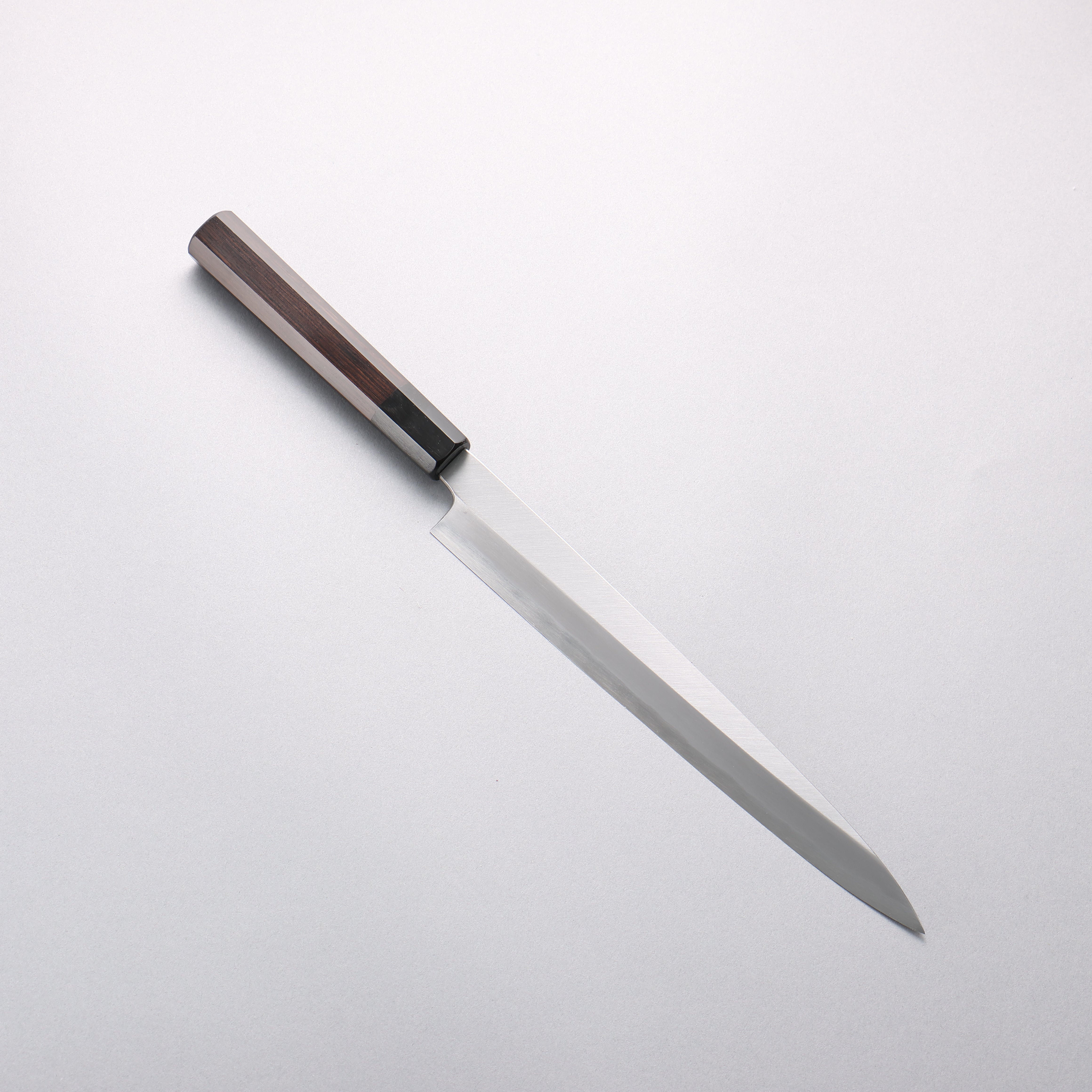 Minamoto Akitada Blue Steel No.2 Yanagiba 240mm Ebony Wood Handle - Japanny - Best Japanese Knife