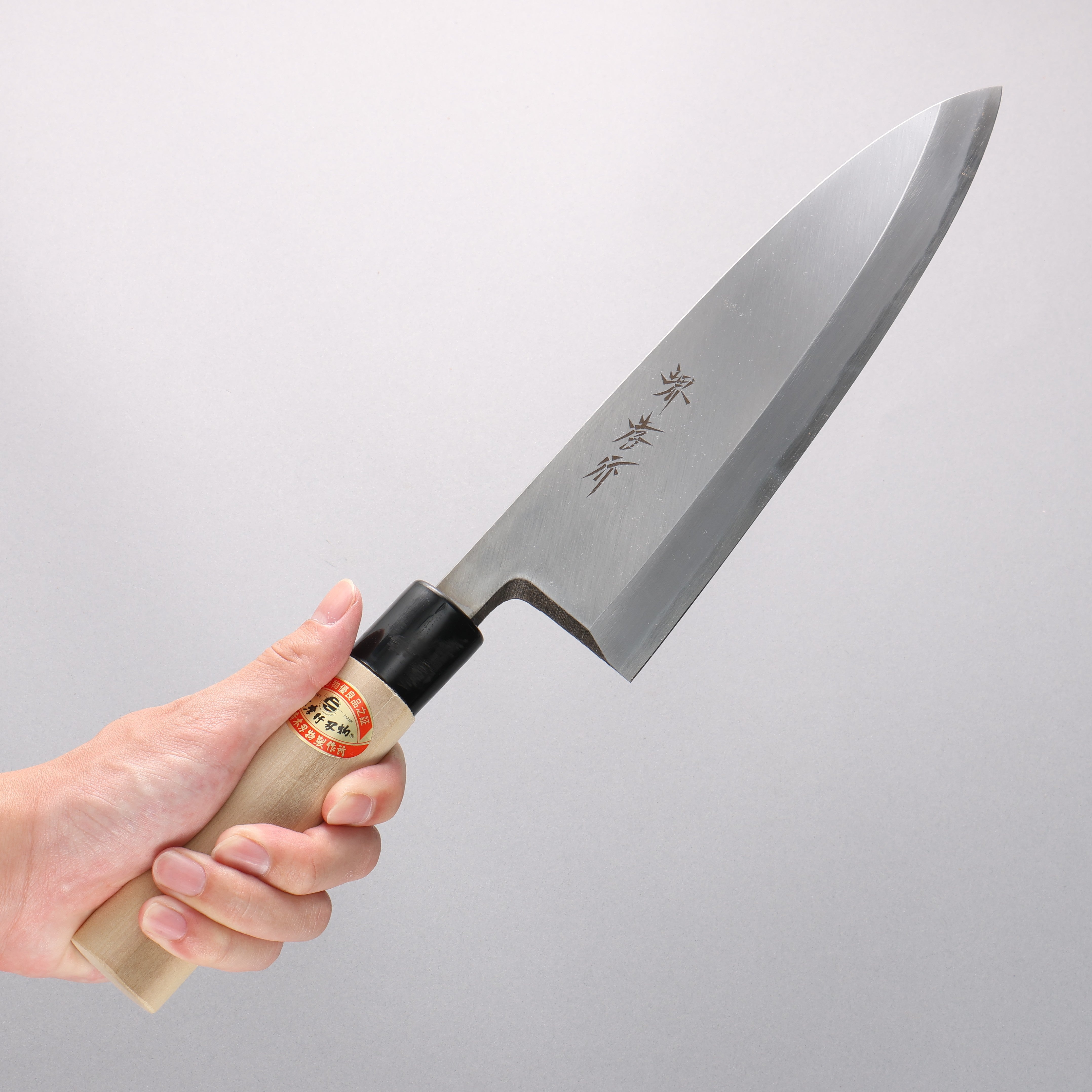 Sakai Takayuki Kasumitogi White Steel Deba 240mm Magnolia Handle - Japanny - Best Japanese Knife